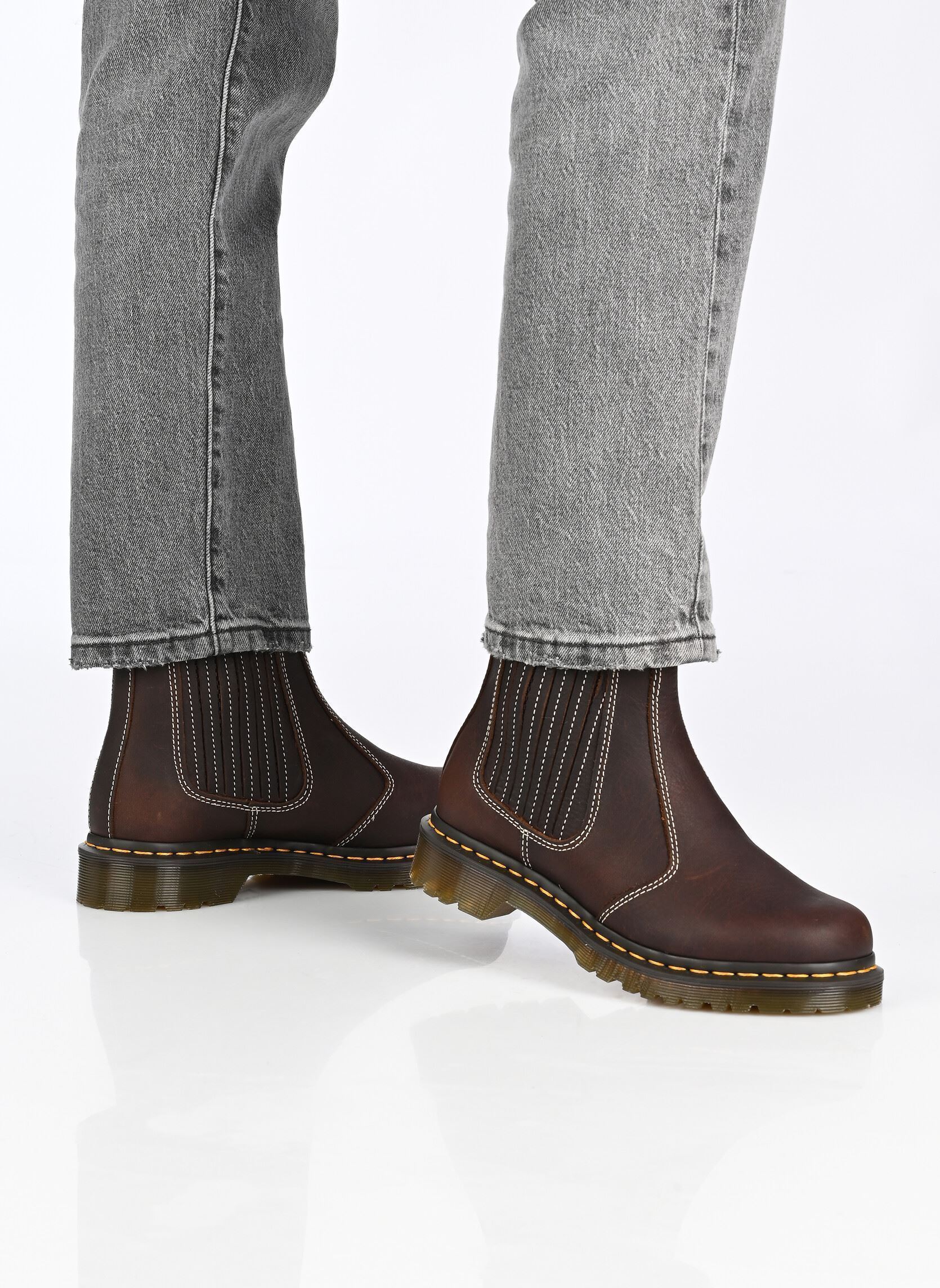 Bottines fourrées 2976 Leonore II femme marron Dr. Martens Bottines fourrées 2976 Leonore II femme marron DARK BROWN GRIZZLY