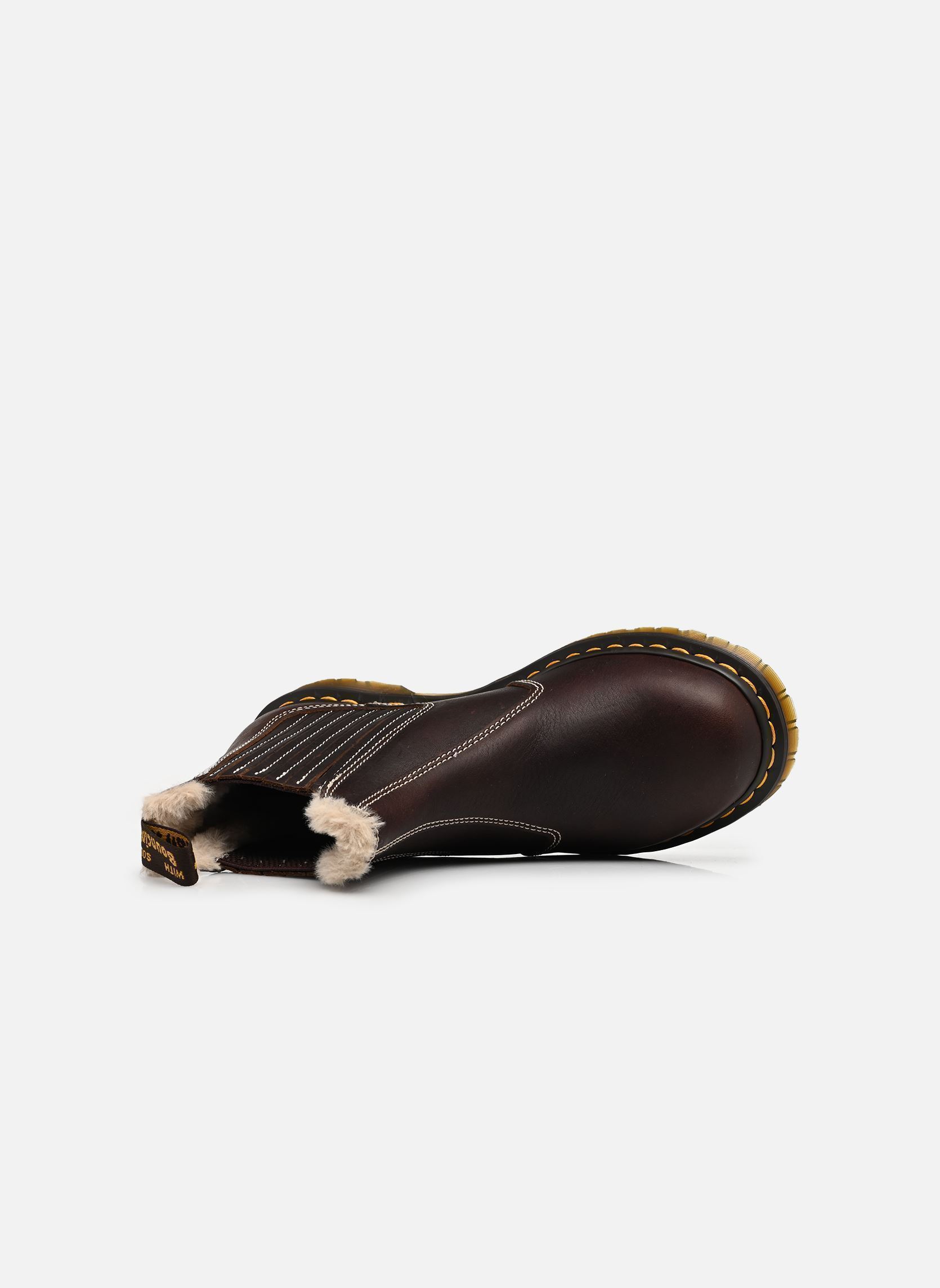 Bottines fourrées 2976 Leonore II femme marron Dr. Martens Bottines fourrées 2976 Leonore II femme marron DARK BROWN GRIZZLY