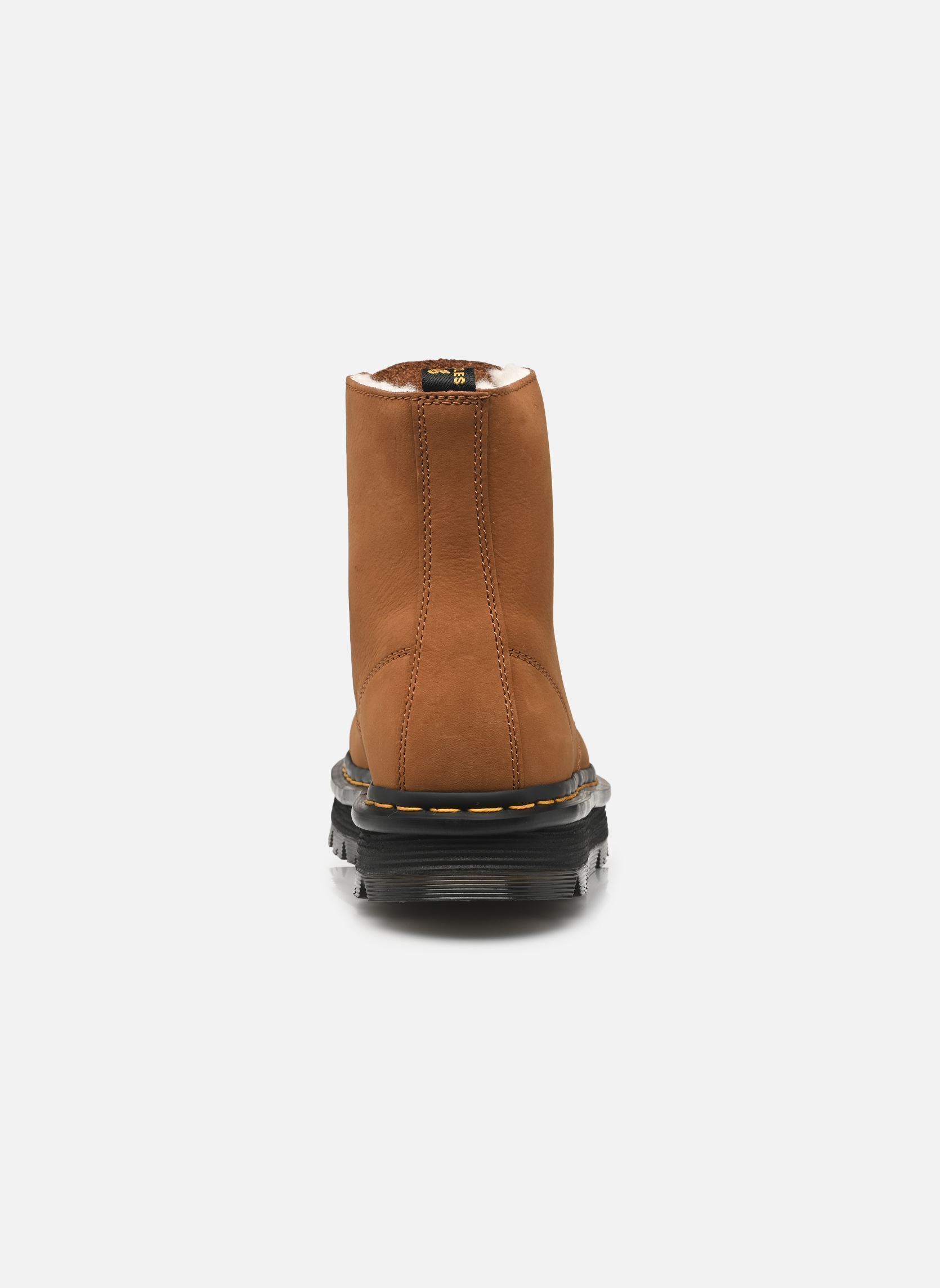 Bottines fourrées Zebzag Laceless Wl femme marron Dr. Martens Bottines fourrées Zebzag Laceless Wl femme marron DESERT BROWN MILLED NUBUCK WP