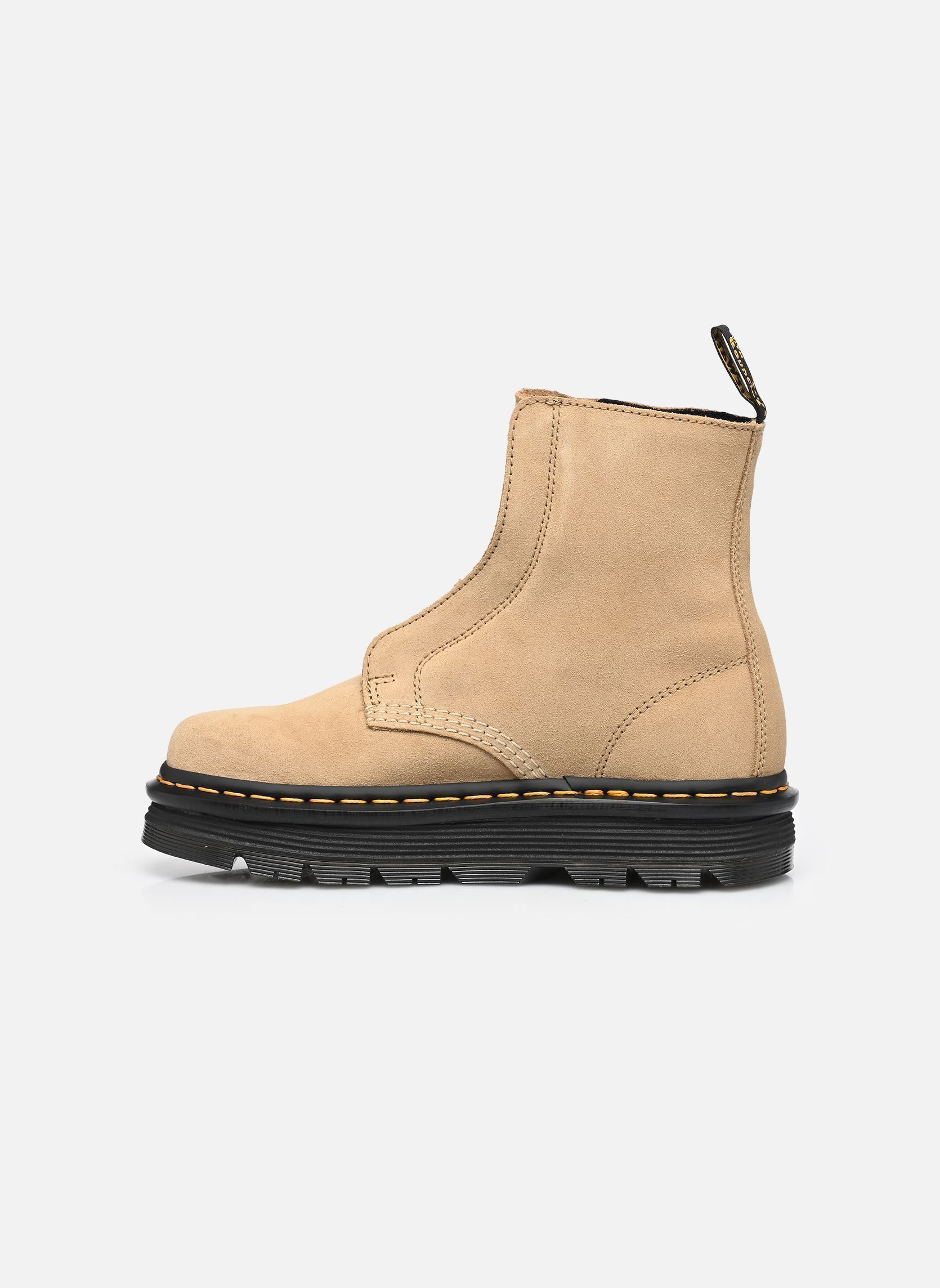 Gefütterte Stiefeletten Zebzag Laceless damen beige Dr. Martens Gefütterte Stiefeletten Zebzag Laceless damen beige SAVANNAH TAN EH SUEDE