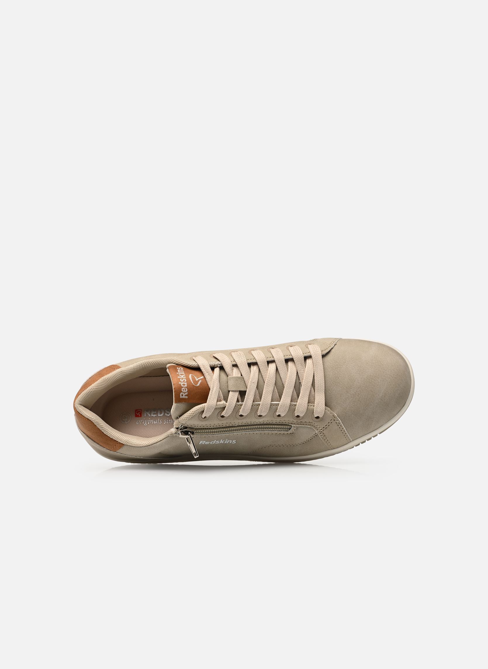 Baskets GOBAT homme beige Redskins Baskets GOBAT homme beige BEIGE/COGNAC