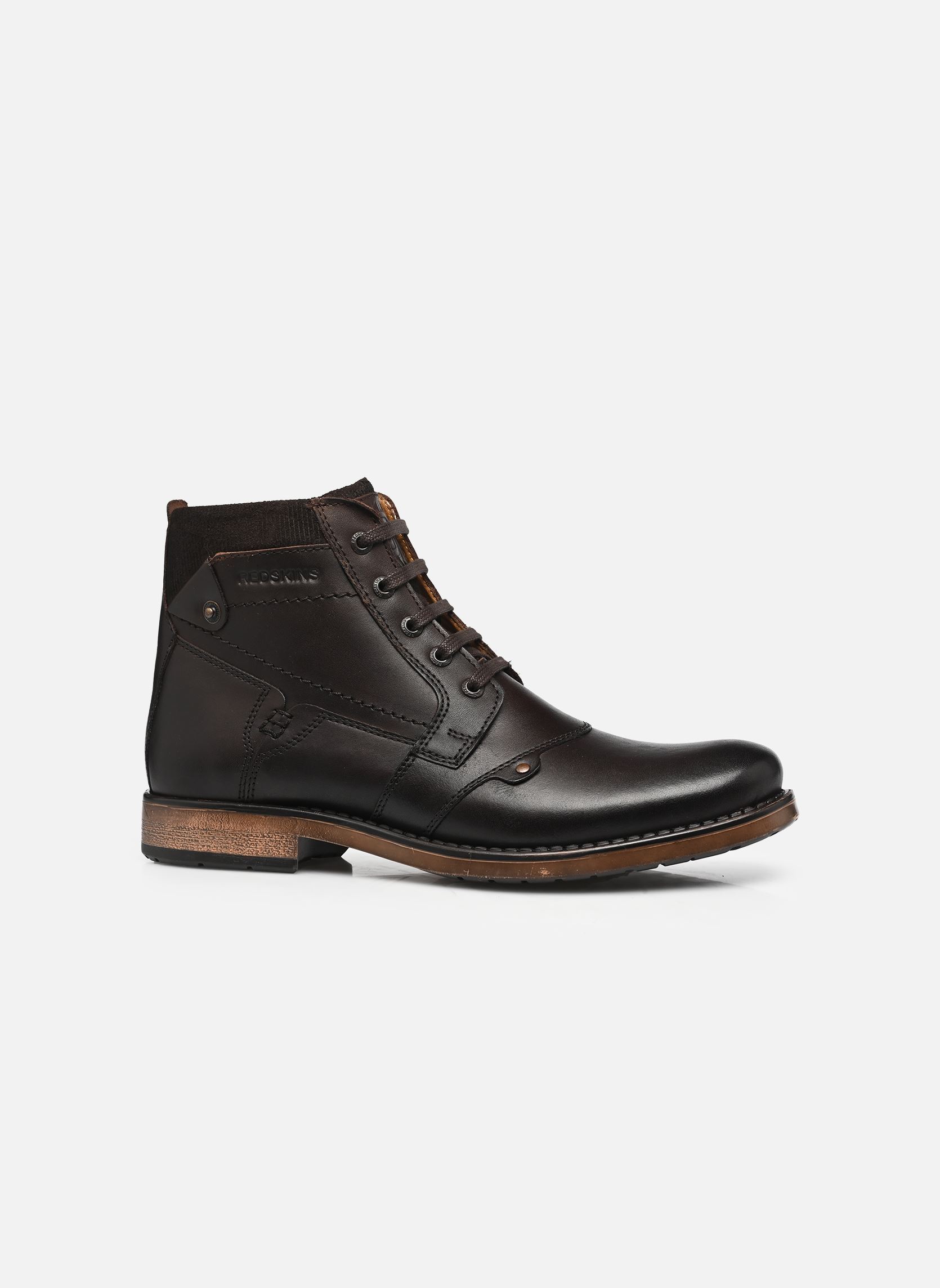 Geschnürte Stiefeletten NOYANT herren braun Redskins Geschnürte Stiefeletten NOYANT herren braun CHATAIGNE