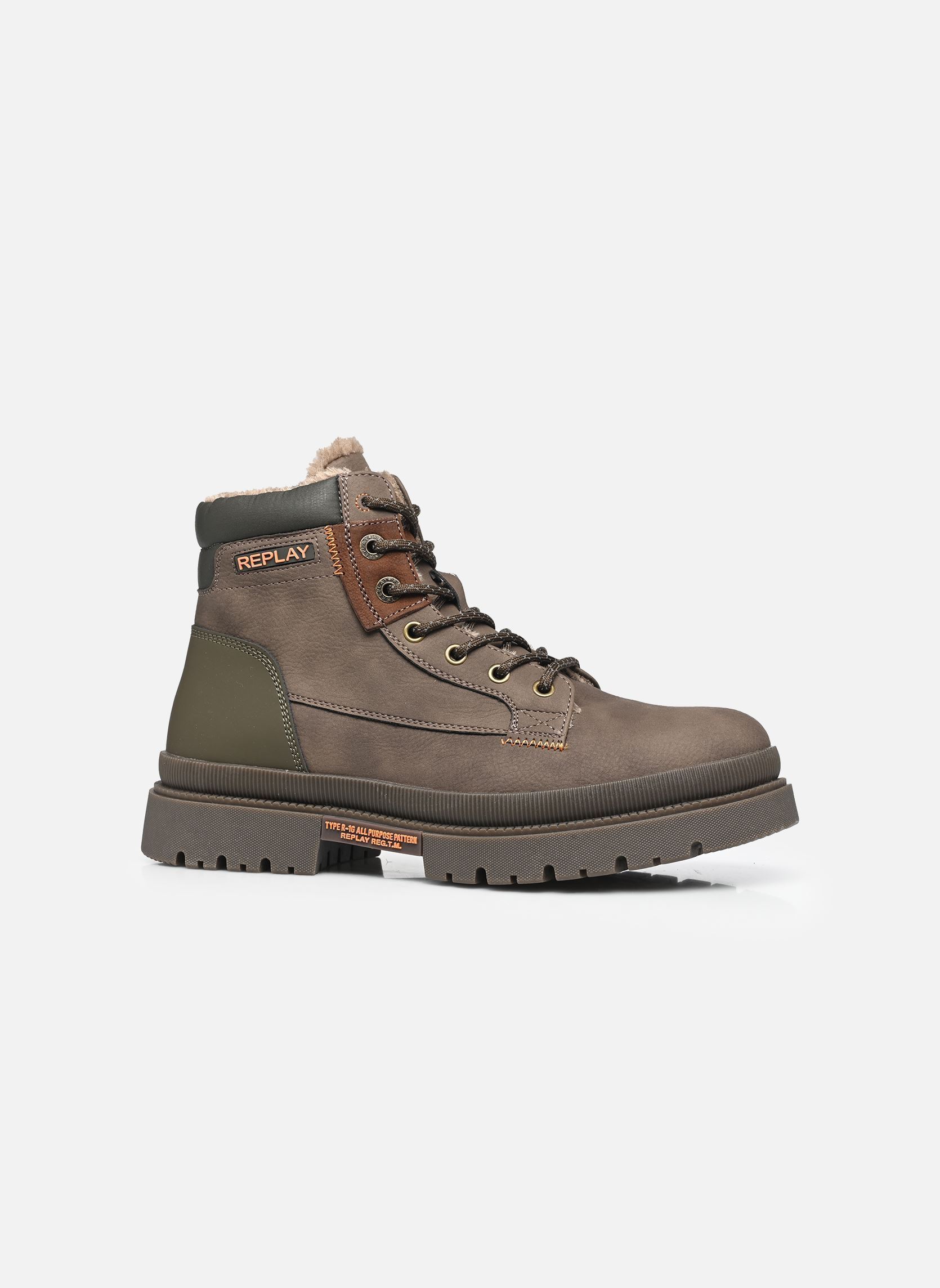 Veterlaarsjes Sandtown warm heren bruin Replay Veterlaarsjes Sandtown warm heren bruin DK BROWN