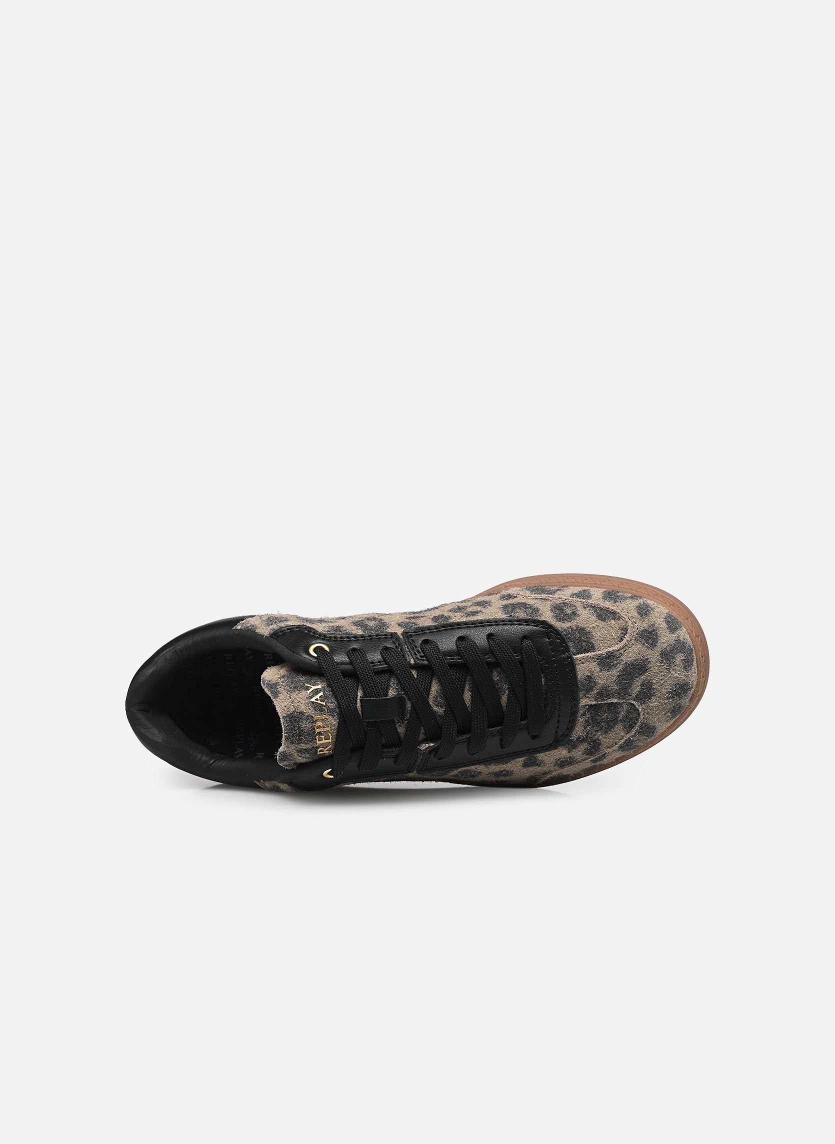 Print sneakers Pyper W dames bruin Replay Print sneakers Pyper W dames bruin ANIMALIER