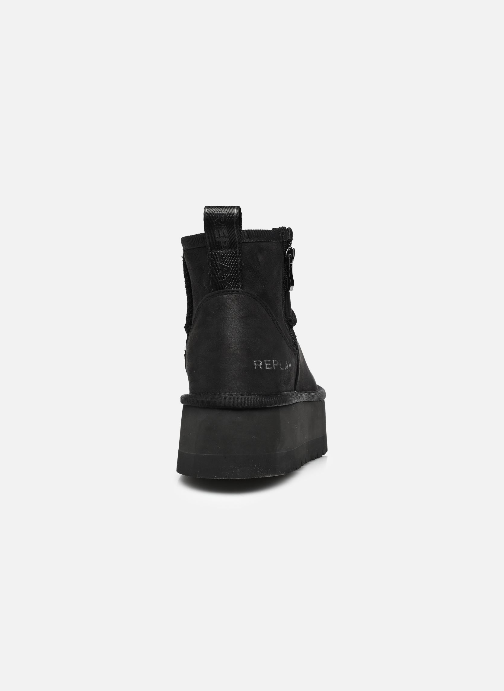 Gefütterte Stiefeletten Chic tonal damen schwarz Replay Gefütterte Stiefeletten Chic tonal damen schwarz BLACK