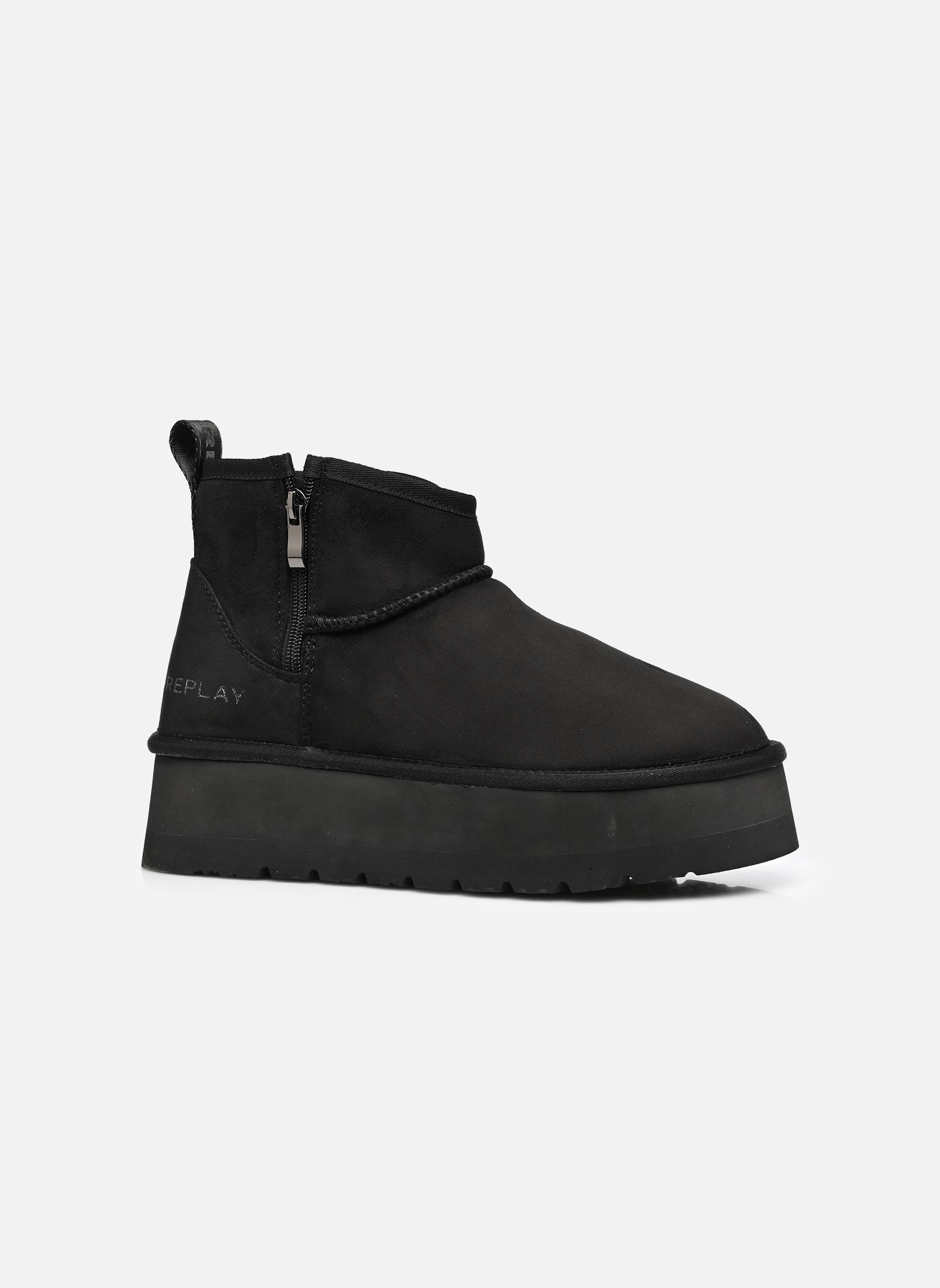 Gefütterte Stiefeletten Chic tonal damen schwarz Replay Gefütterte Stiefeletten Chic tonal damen schwarz BLACK