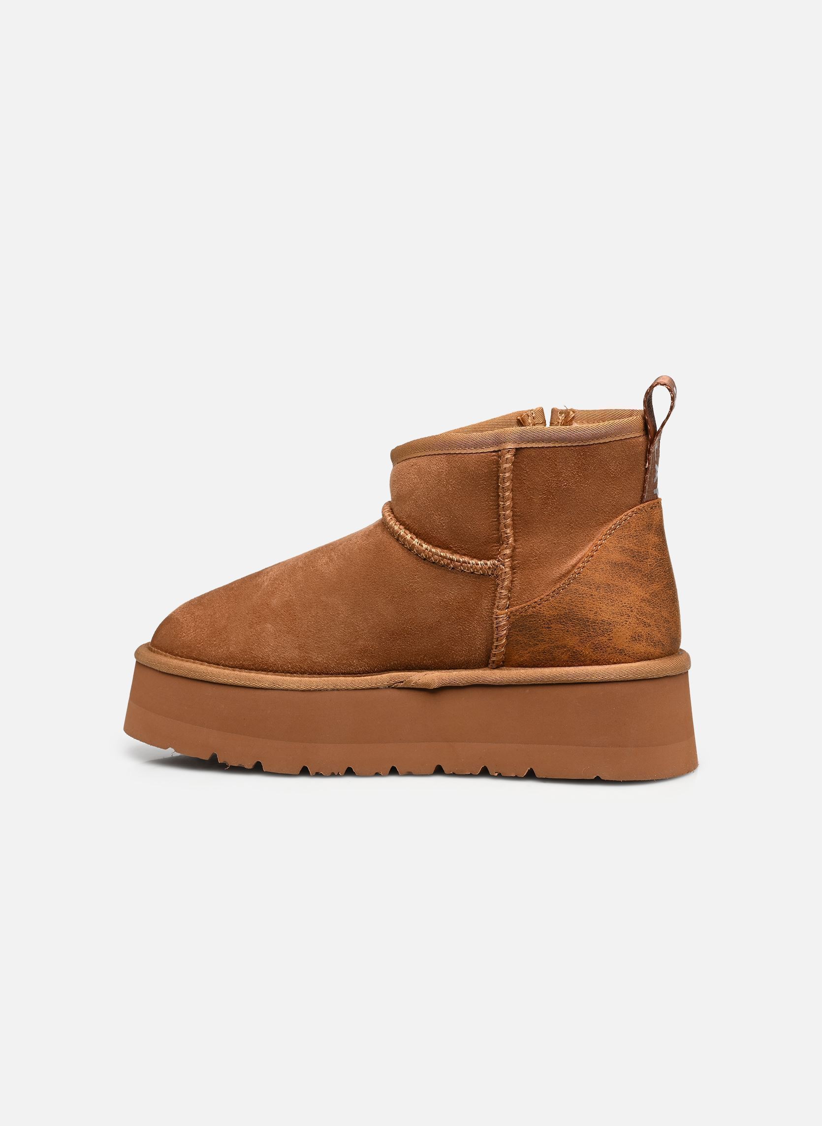 Bottines fourrées Chic tonal femme marron Replay Bottines fourrées Chic tonal femme marron BROWN