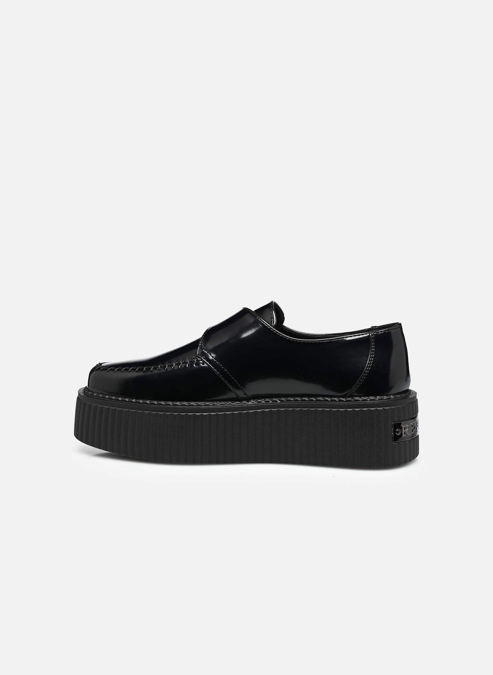 Derbies Nathy dark femme noir Replay Derbies Nathy dark femme noir BLACK