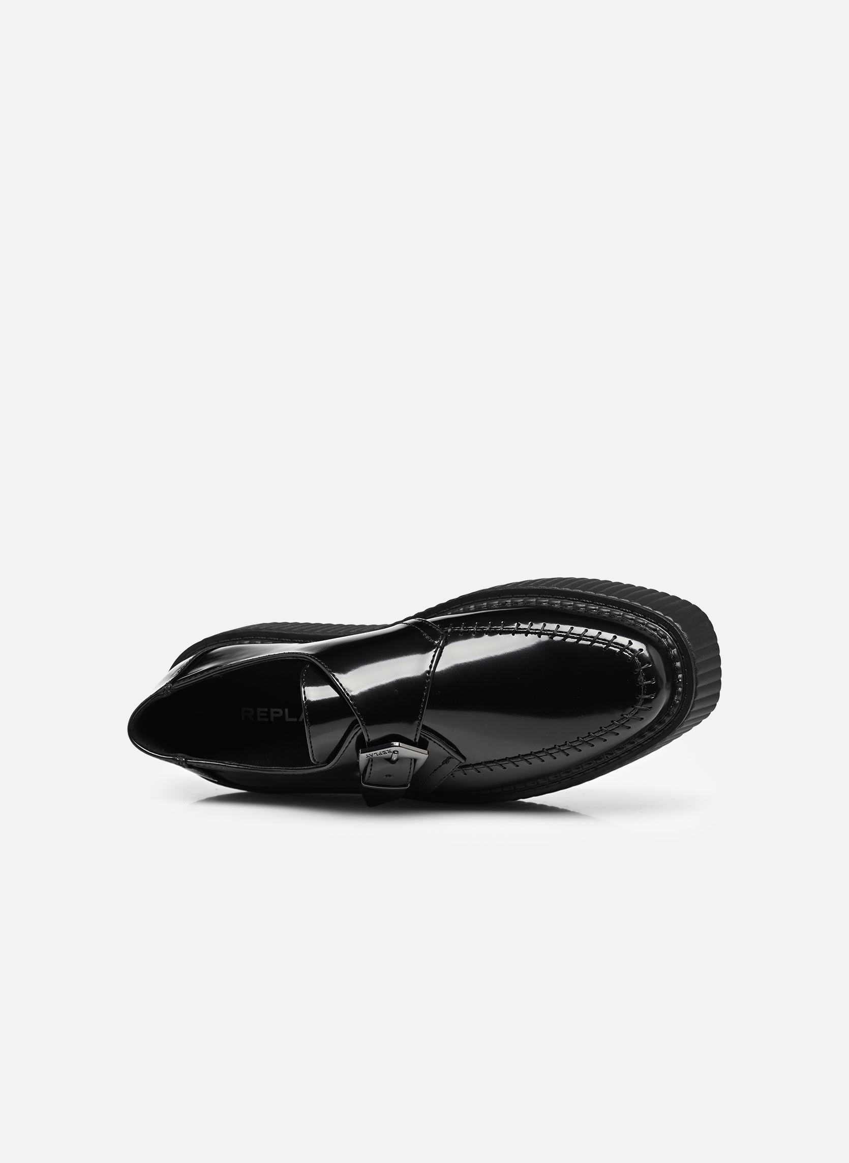 Derbies Nathy dark femme noir Replay Derbies Nathy dark femme noir BLACK