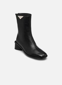 Bottines motardes Julie femme noir