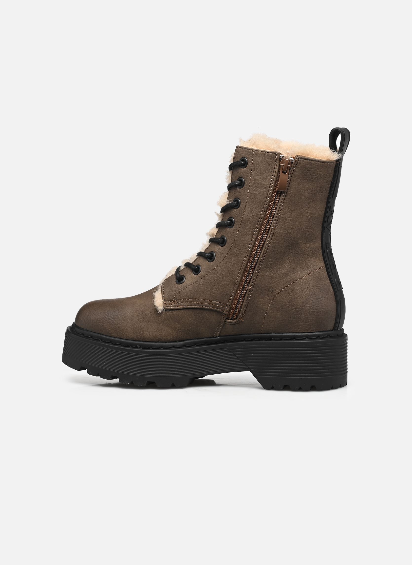 Bottines à lacets Luisa H W femme marron Replay Bottines à lacets Luisa H W femme marron BLACK