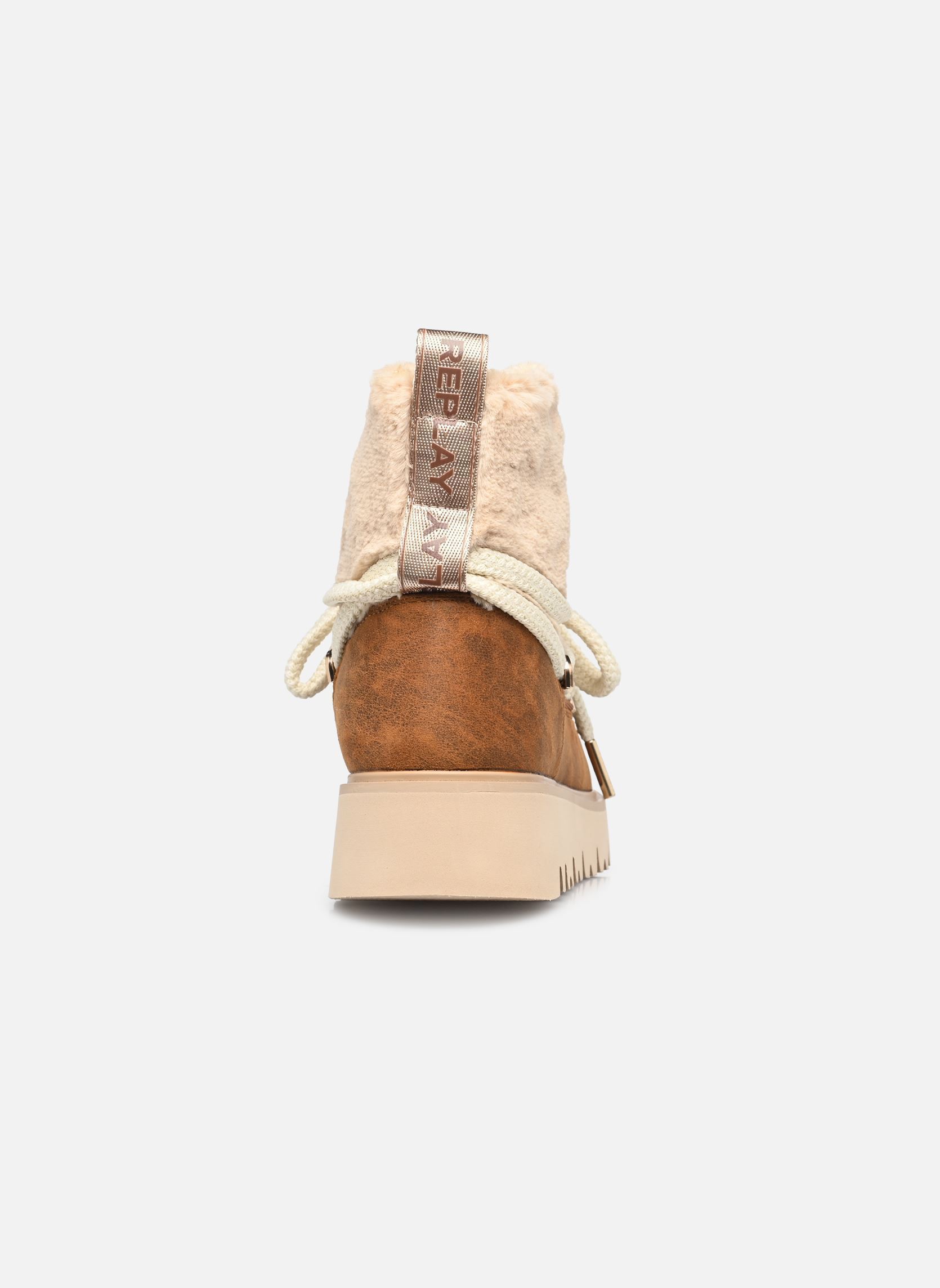 Bottines fourrées Melrose warm femme beige Replay Bottines fourrées Melrose warm femme beige BROWN BEIGE