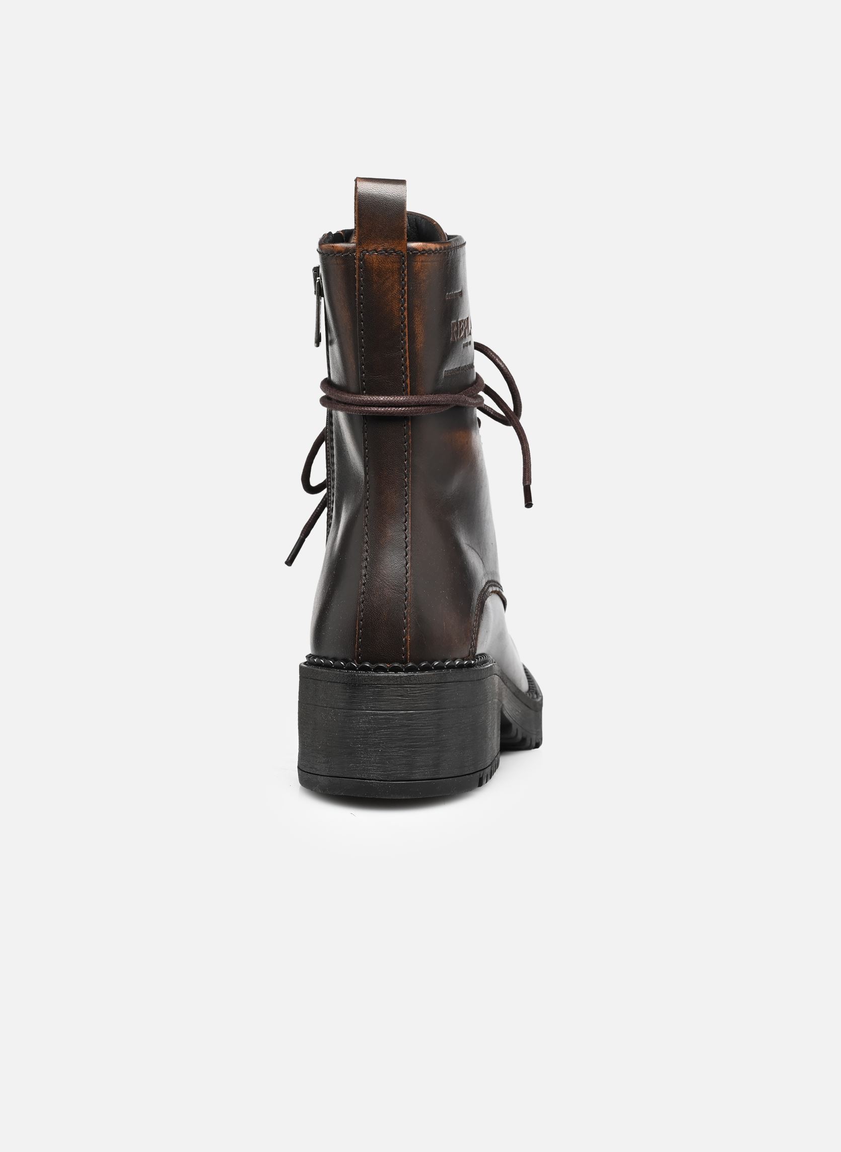 Bottines à lacets Raven boot femme marron Replay Bottines à lacets Raven boot femme marron MARRON