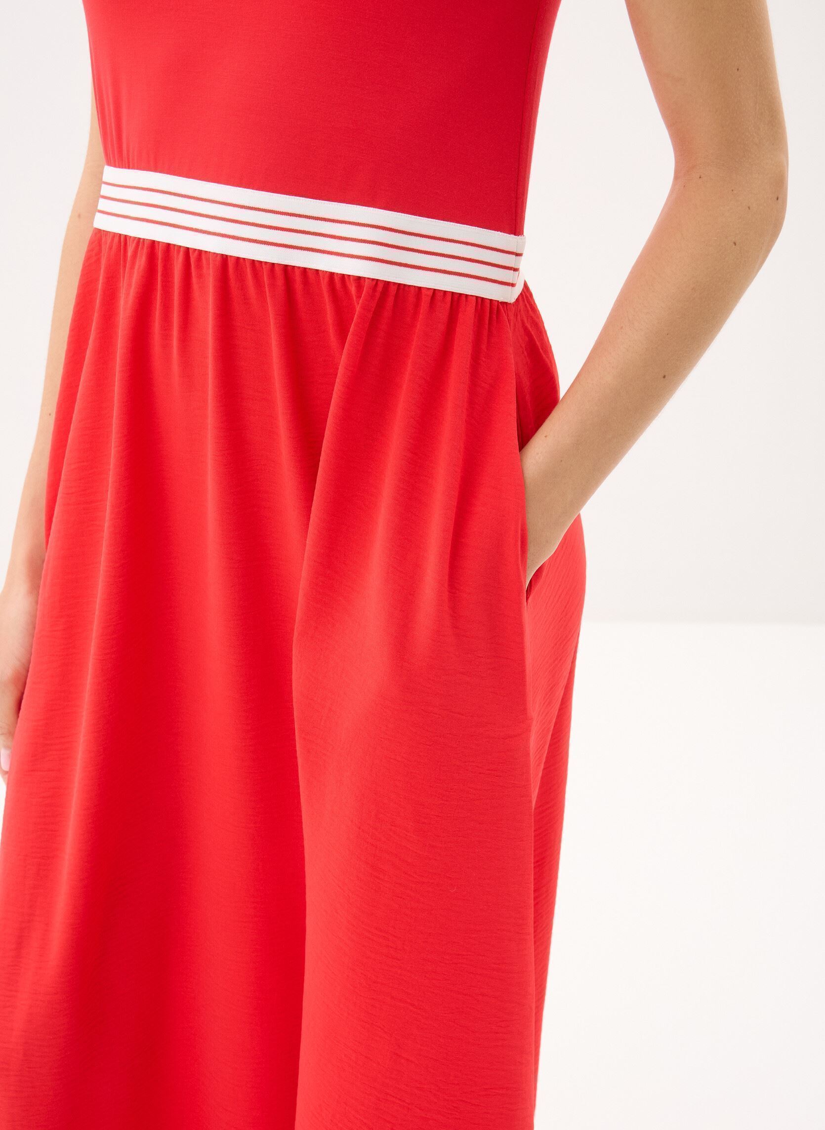 Lange jurken ROBIE dames rood MADE BY Lange jurken ROBIE dames rood FLAME SCARLET