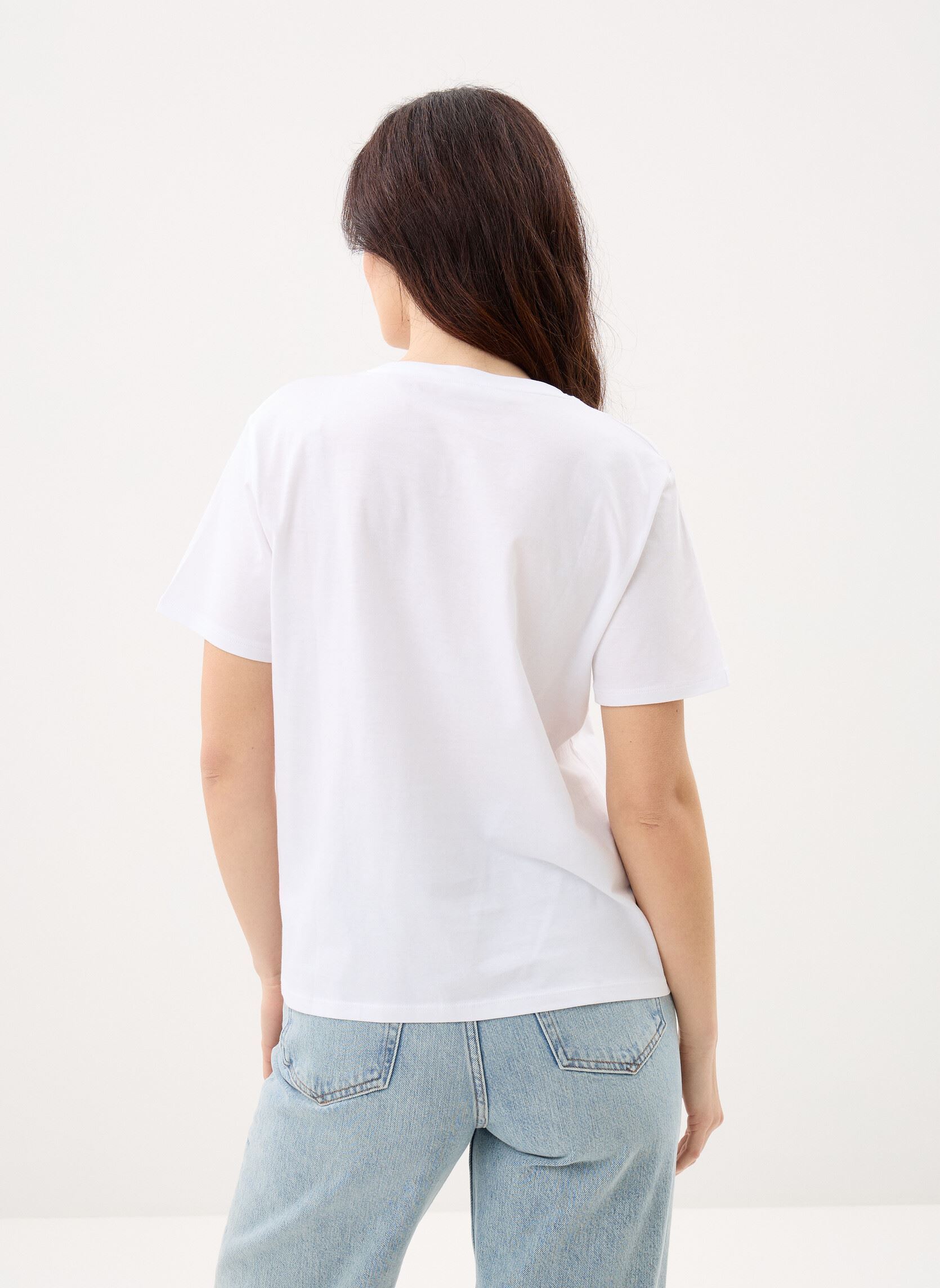 Tee-shirts manches courtes TFOOD femme blanc MADE BY Tee-shirts manches courtes TFOOD femme blanc ART_FRUTTI LEMON_WHITE