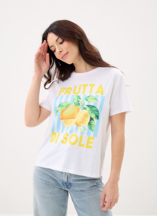 MADE BY Tee-shirts manches courtes TFOOD femme blanc
