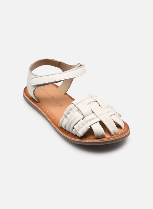 Rose et Martin Sandales CHAMINA fille blanc
