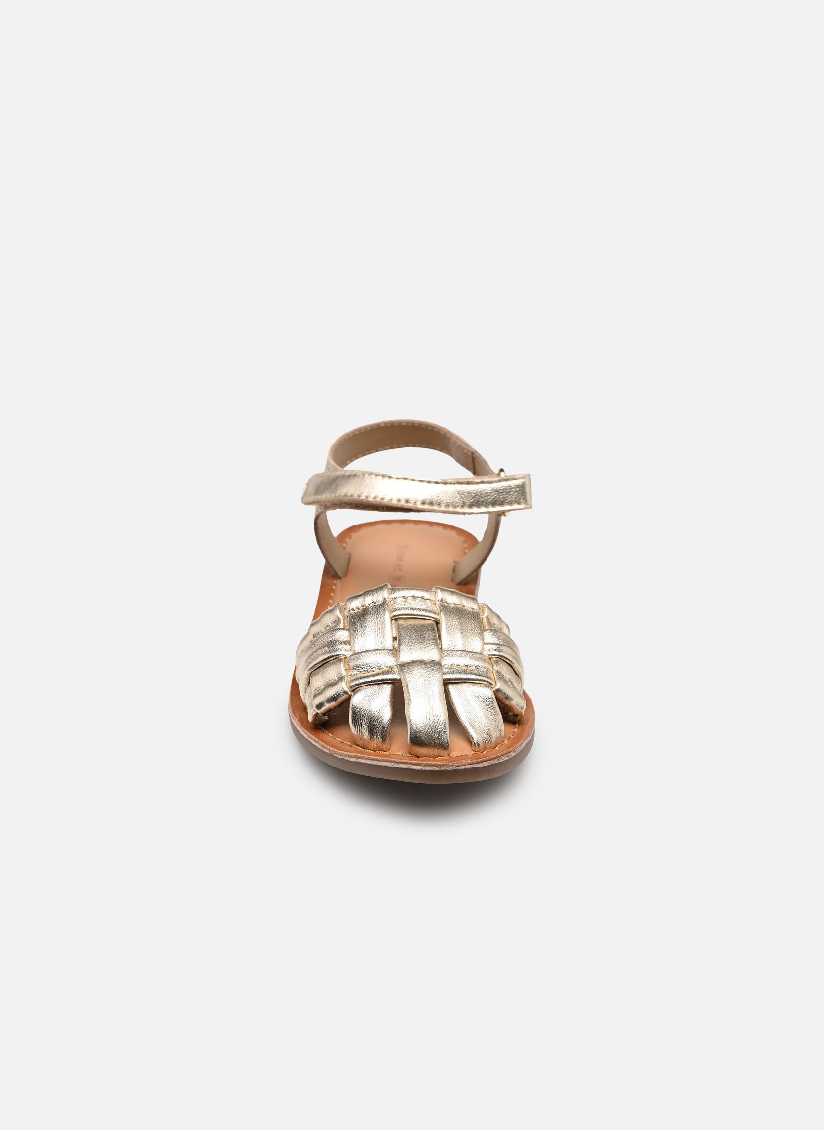 Sandales CHAMINA fille or et bronze Rose et Martin Sandales CHAMINA fille or et bronze Doré
