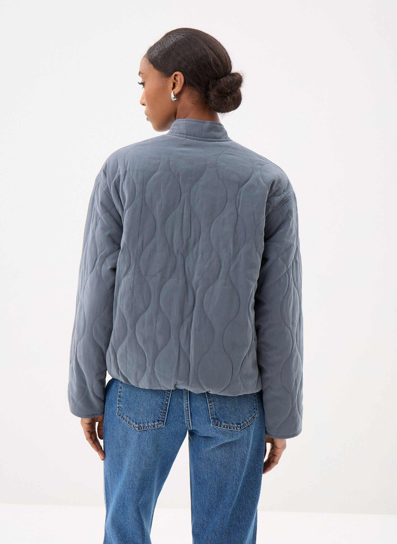 Bomberjacks VESTE-MATELASSEE2 dames grijs MADE BY Bomberjacks VESTE-MATELASSEE2 dames grijs TURBULENCE
