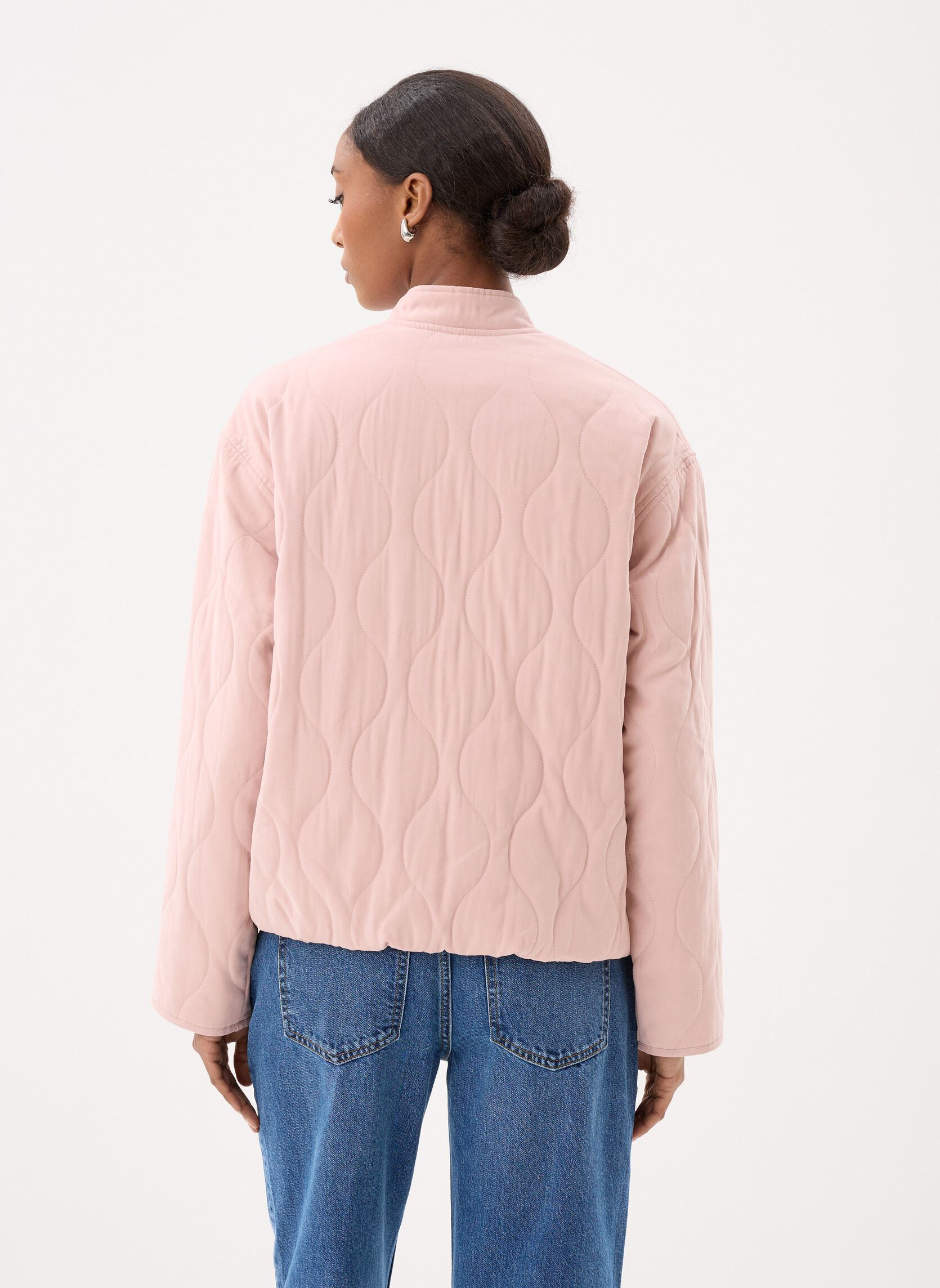 Blousons VESTE-MATELASSEE2 femme rose MADE BY Blousons VESTE-MATELASSEE2 femme rose ADOBE ROSE