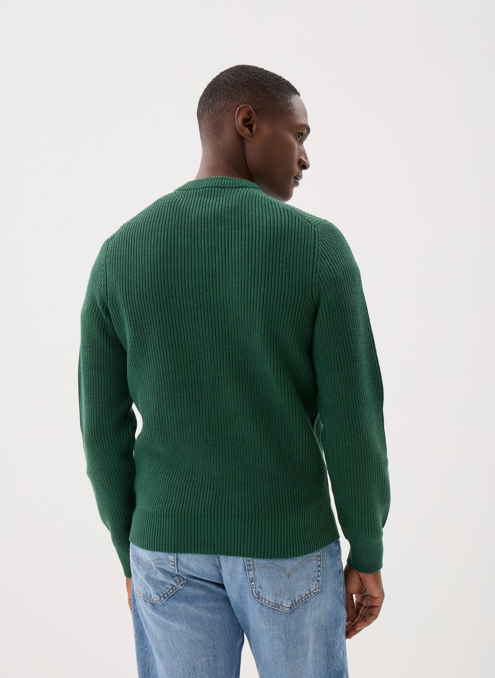 Truien GASPARD heren groen Marvin&Co Truien GASPARD heren groen Hunter green