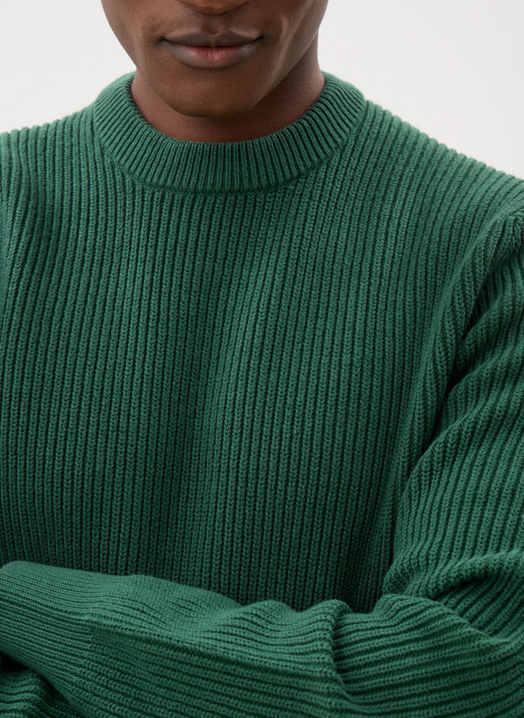 Truien GASPARD heren groen Marvin&Co Truien GASPARD heren groen Hunter green