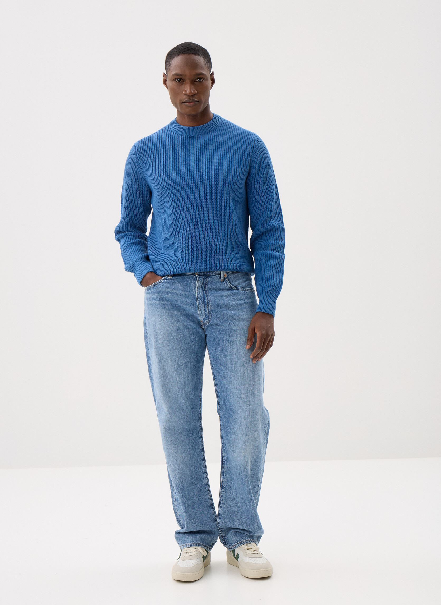 Pullover GASPARD herren blau Marvin&Co Pullover GASPARD herren blau Federal Blue