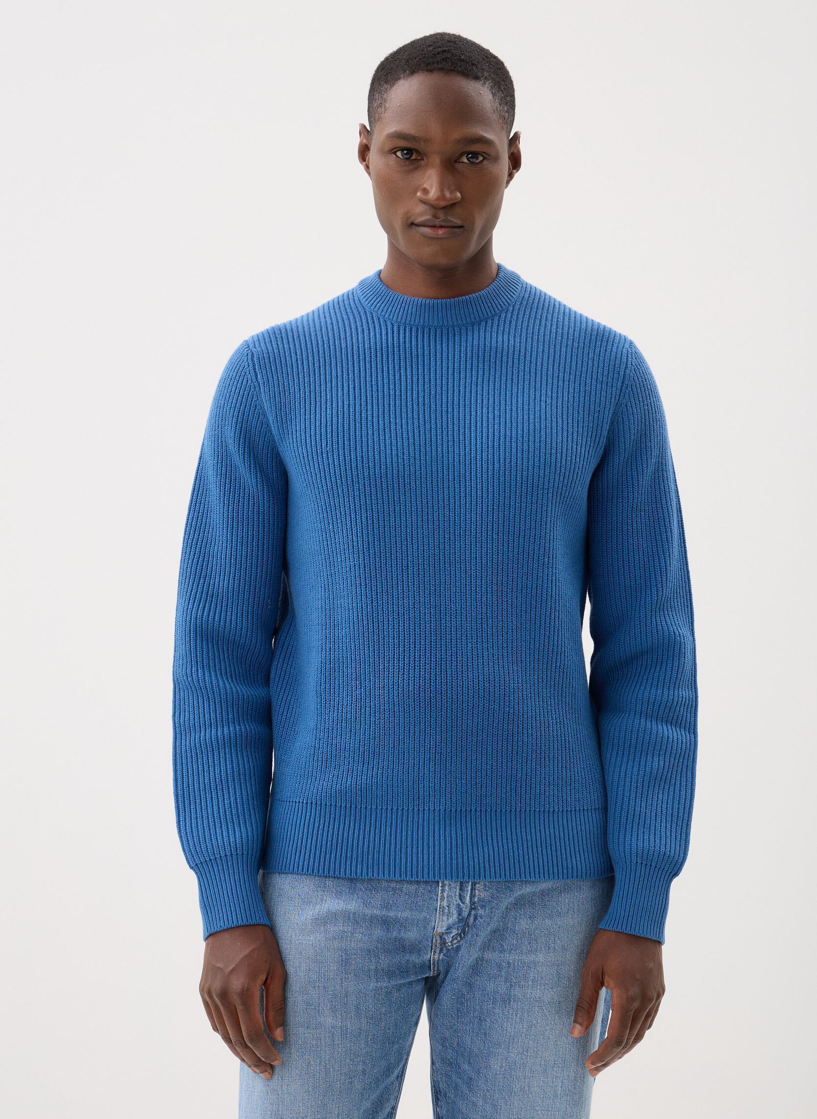 Pullover GASPARD herren blau Marvin&Co Pullover GASPARD herren blau Federal Blue