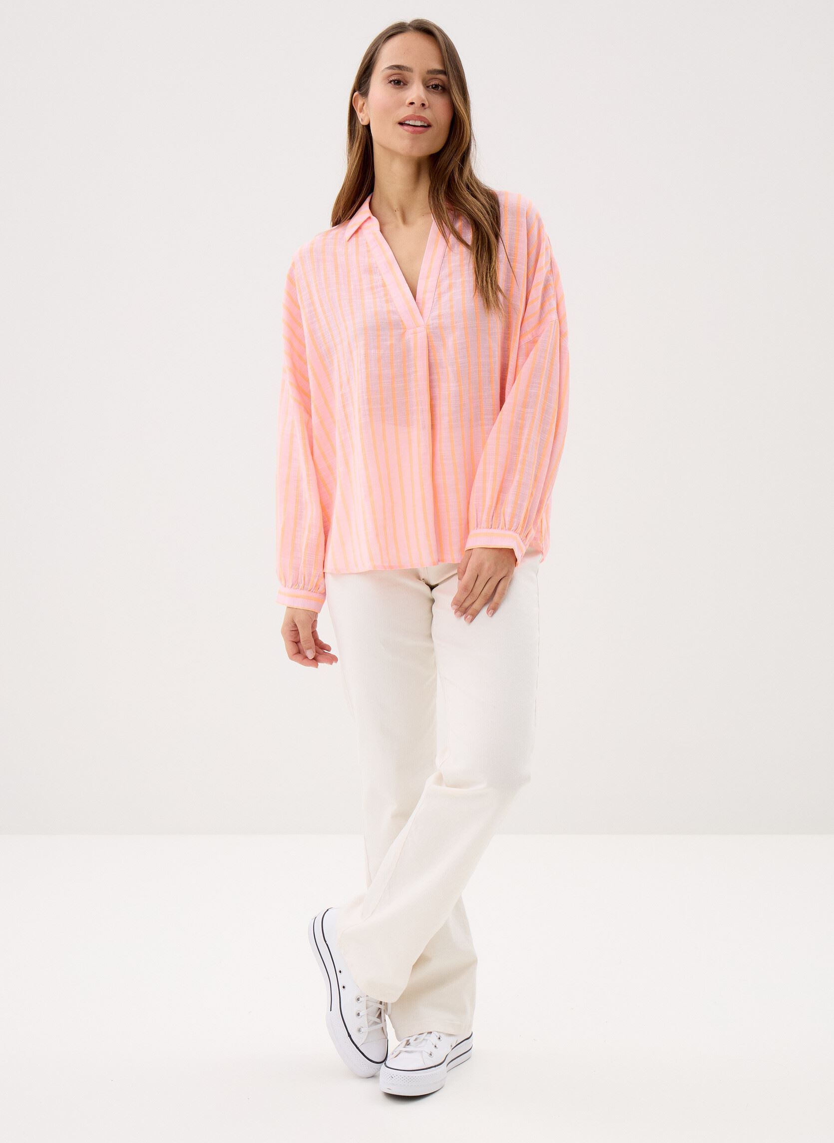 Langarm-Hemden CHEBICO damen orange MADE BY Langarm-Hemden CHEBICO damen orange IMP_TRANSAT ROSE_ORANGE