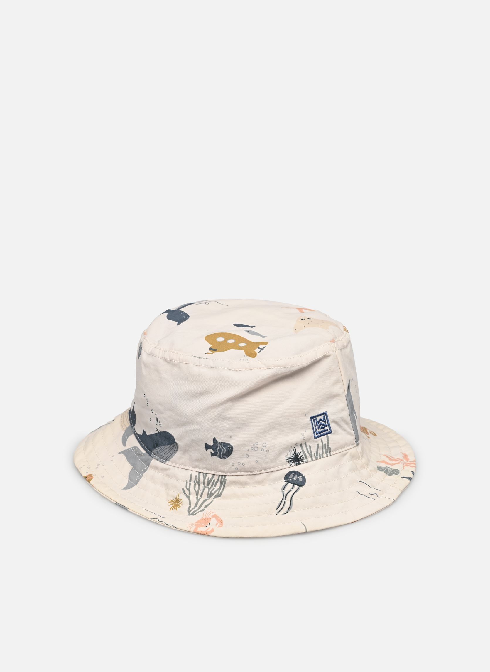 Hoeden Damon Printed bucket hat baby meisjes wit Liewood Hoeden Damon Printed bucket hat baby meisjes wit SEA CREATURE SANDY