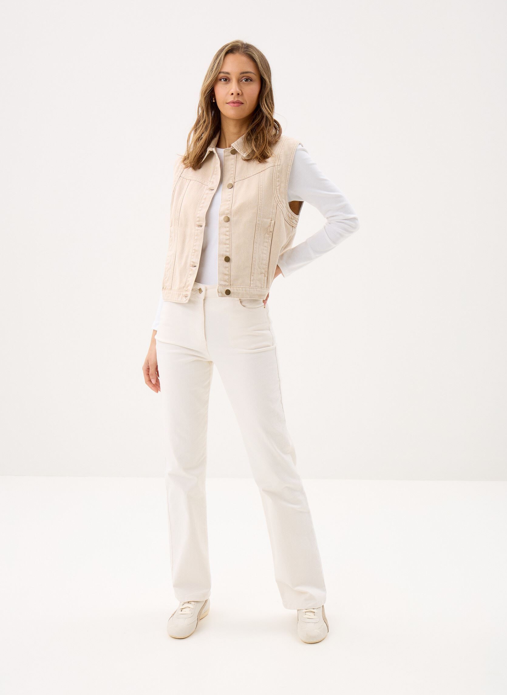 Westen VESTE-TWILL damen beige MADE BY Westen VESTE-TWILL damen beige SIMPLY TAUPE