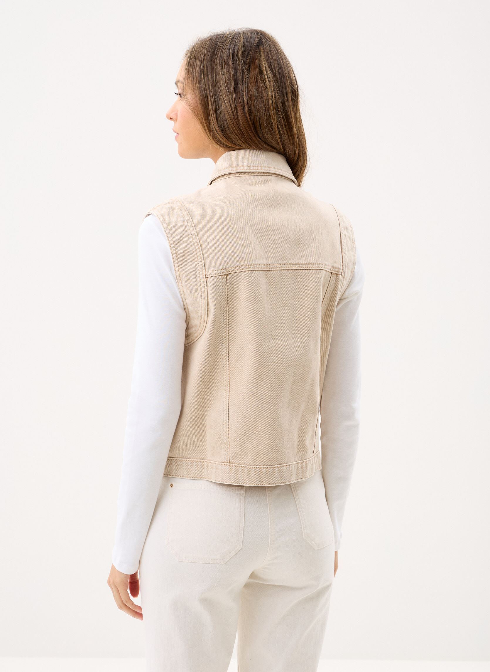 Westen VESTE-TWILL damen beige MADE BY Westen VESTE-TWILL damen beige SIMPLY TAUPE