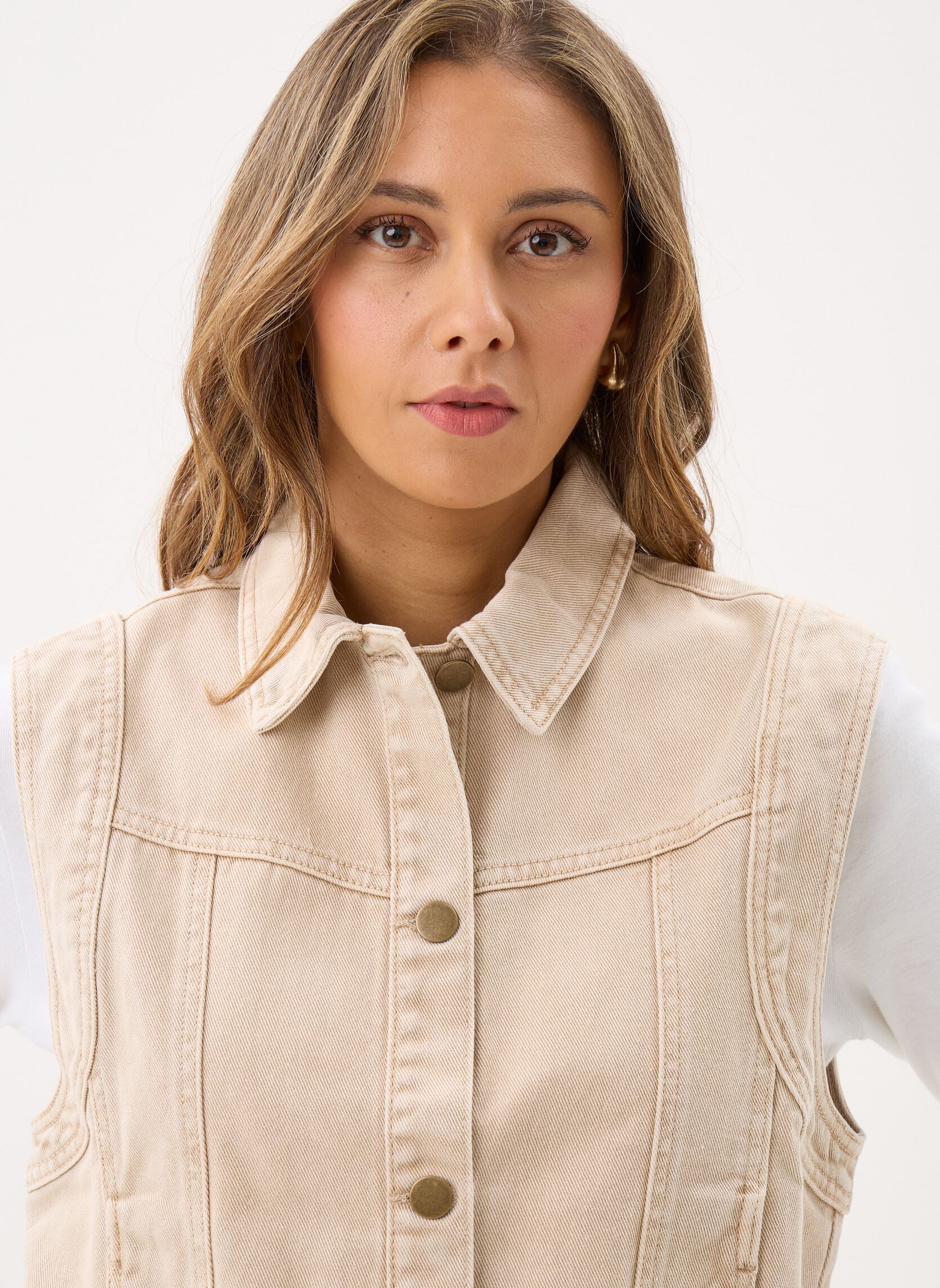 Westen VESTE-TWILL damen beige MADE BY Westen VESTE-TWILL damen beige SIMPLY TAUPE