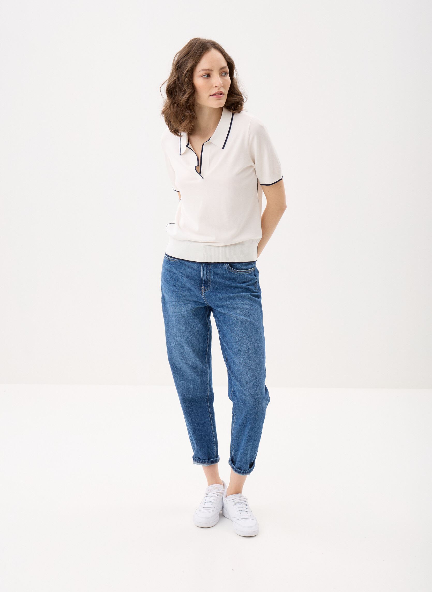 Polos manches courtes TPAOLINA femme blanc Georgia Rose Polos manches courtes TPAOLINA femme blanc CLOUD DANCER