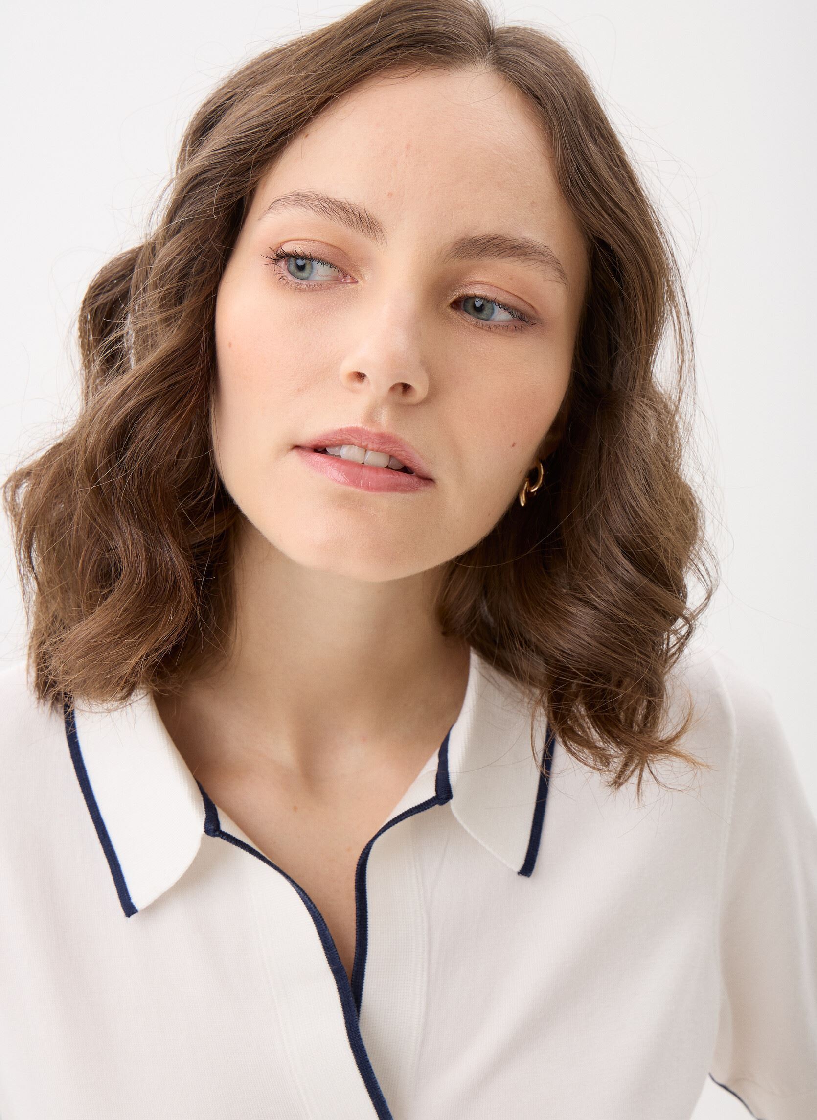 Polos manches courtes TPAOLINA femme blanc Georgia Rose Polos manches courtes TPAOLINA femme blanc CLOUD DANCER