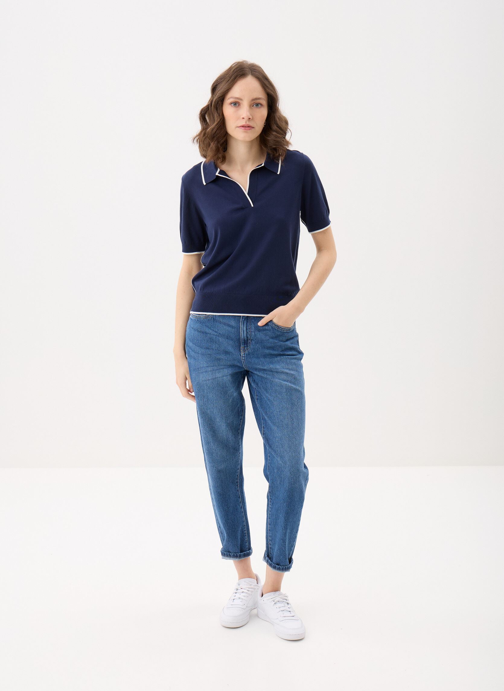 Kurzarm-Poloshirts TPAOLINA damen blau Georgia Rose Kurzarm-Poloshirts TPAOLINA damen blau BLACK IRIS