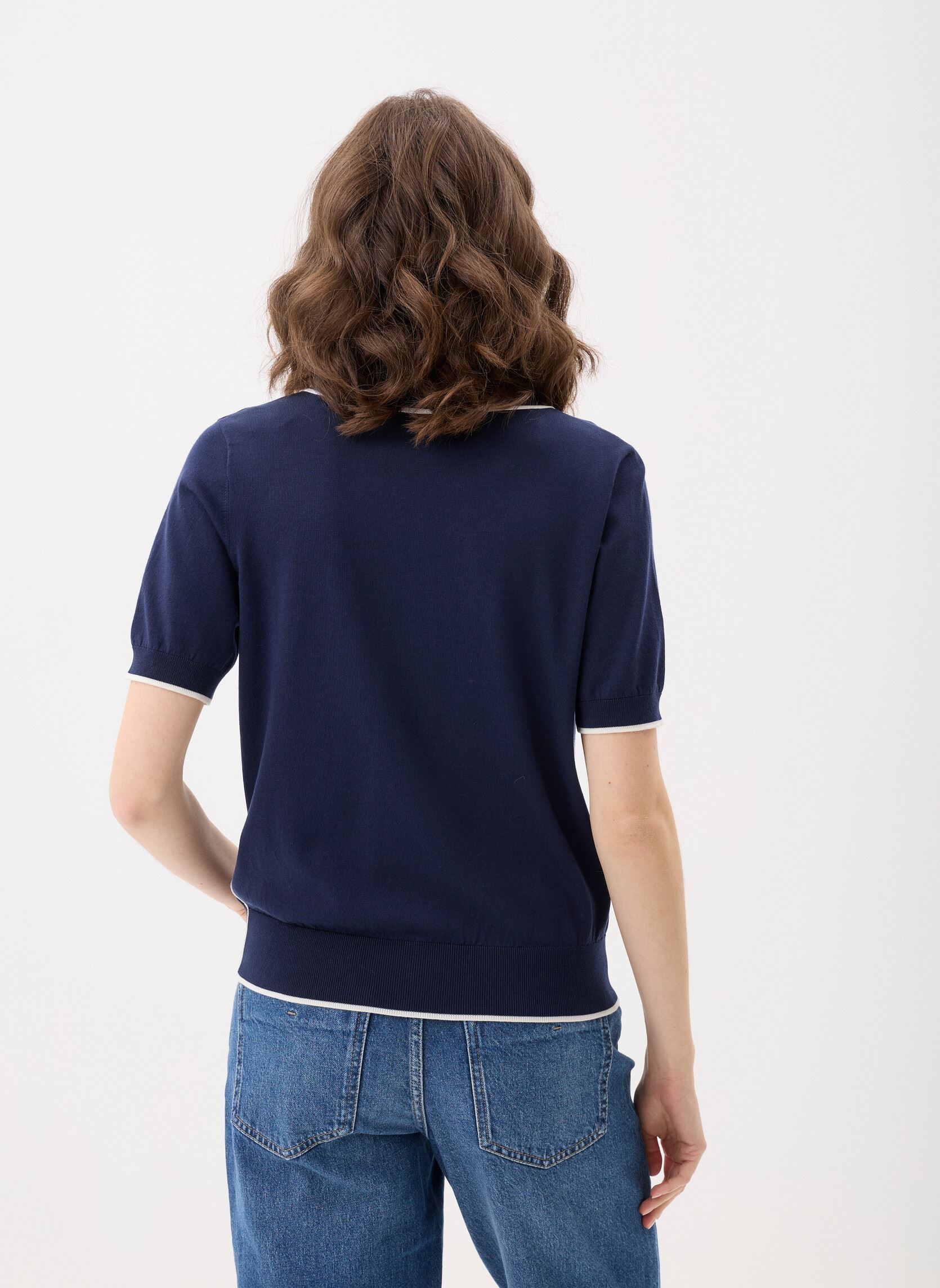 Kurzarm-Poloshirts TPAOLINA damen blau Georgia Rose Kurzarm-Poloshirts TPAOLINA damen blau BLACK IRIS