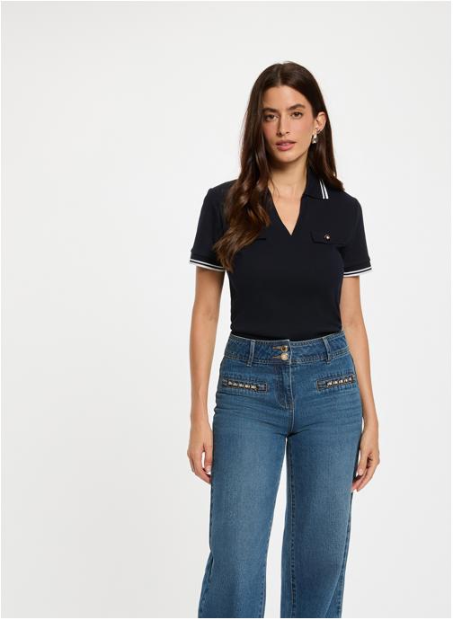 Morgan Tee-shirts 252-DORA femme bleu