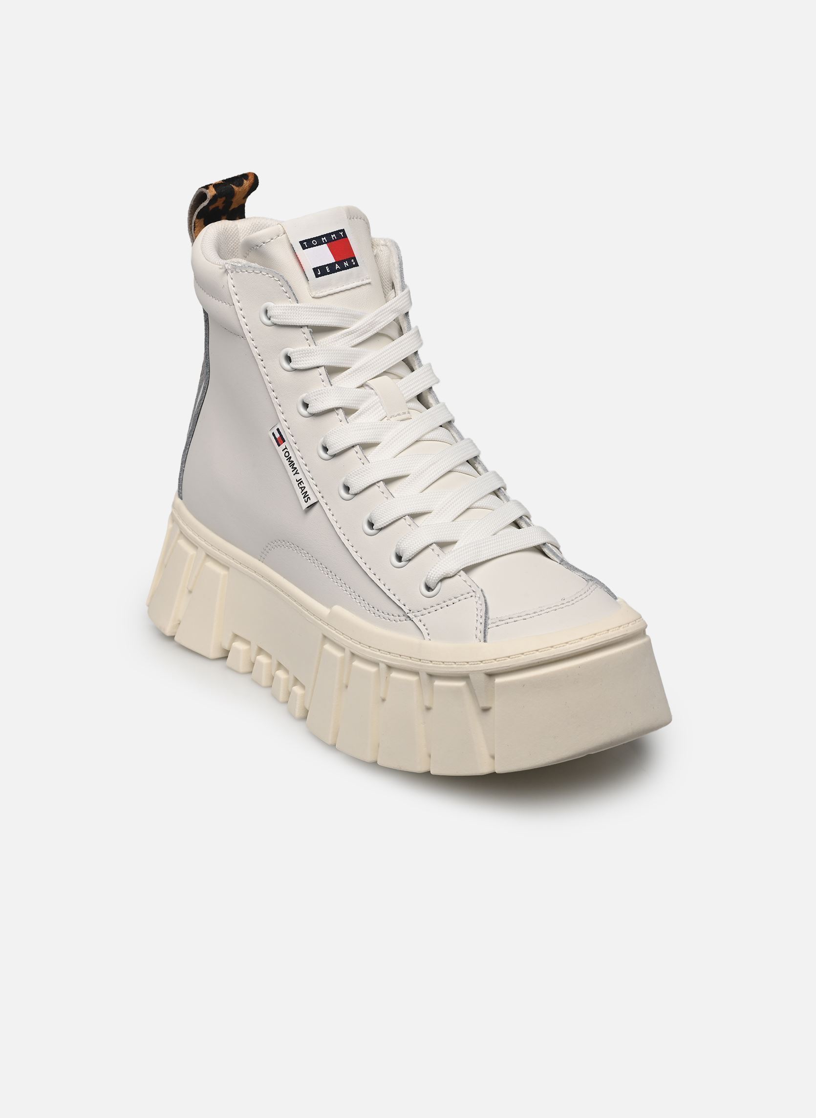 Baskets Tommy Hilfiger TJW VULC FLATFORM LEOPARD pour Femme
