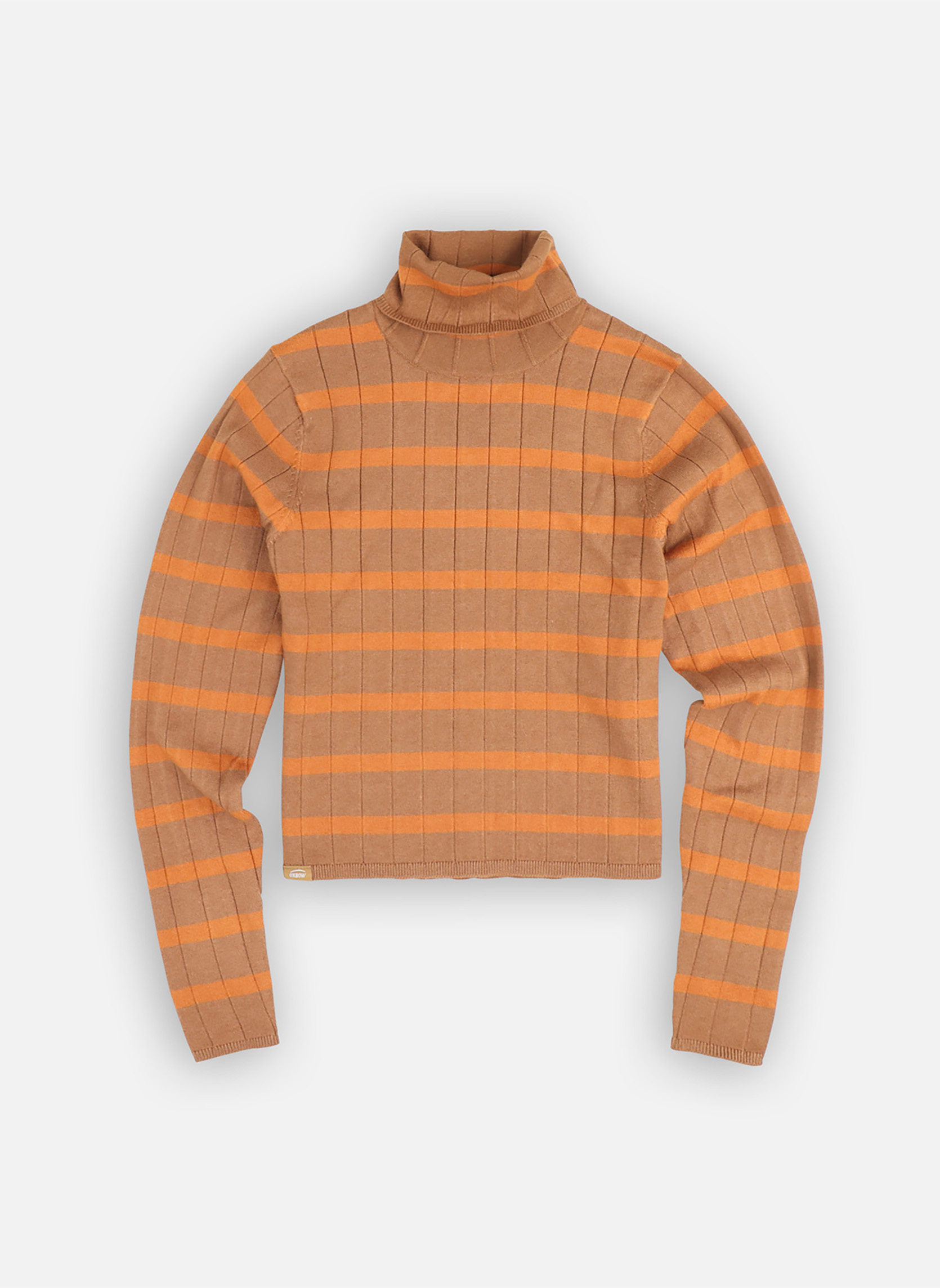 Oxbow Pulls Pull col roulé moulant DUNE femme marron | Sarenza France