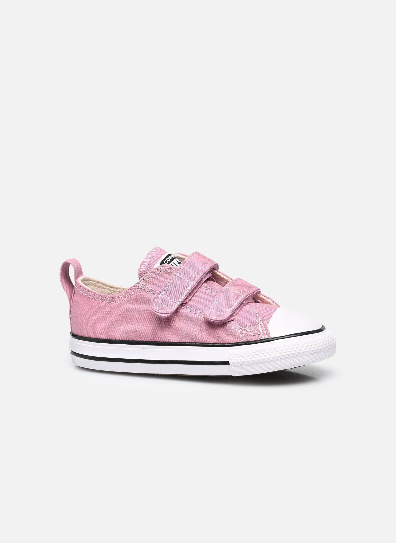 Niedrige Sneaker Chuck Taylor All Star 2V OX I mädchen rosa Converse Niedrige Sneaker Chuck Taylor All Star 2V OX I mädchen rosa CLIFFSIDE ROSE
