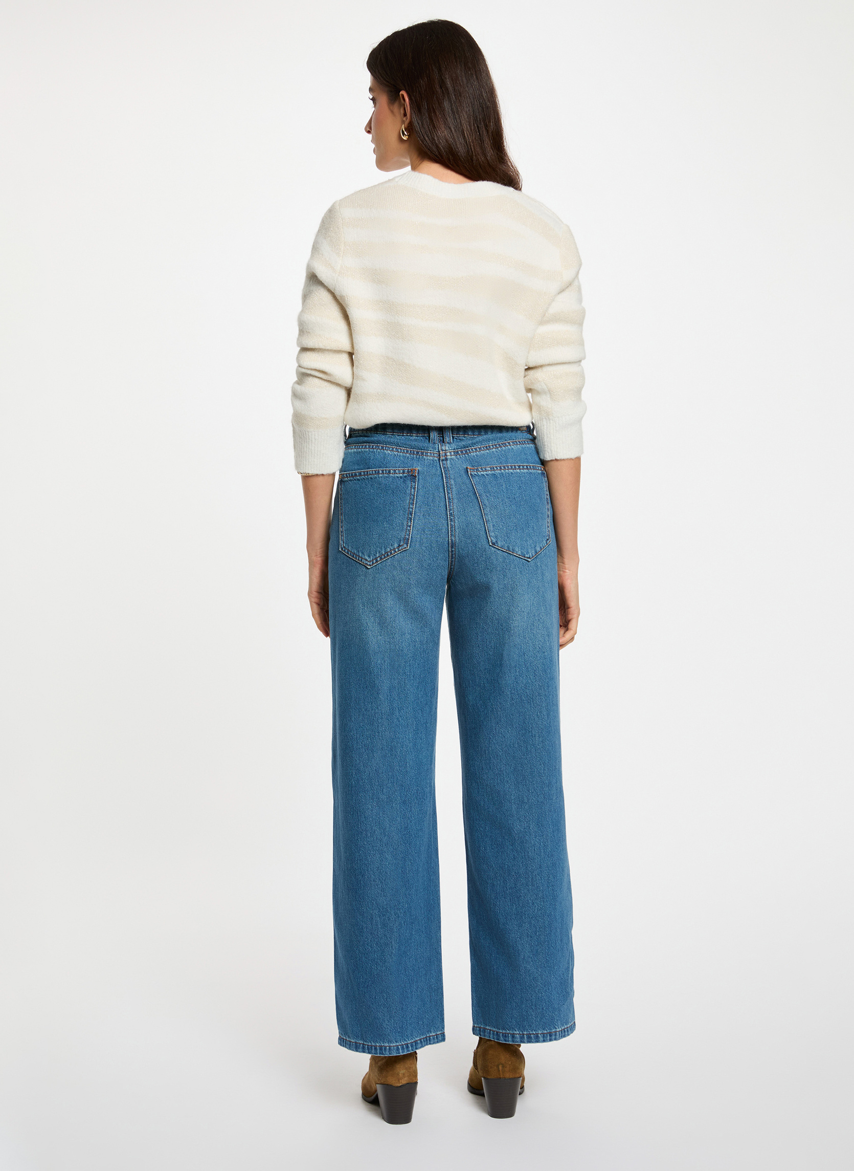 Pulls 252-MTIGRA femme beige Morgan Pulls 252-MTIGRA femme beige Beige