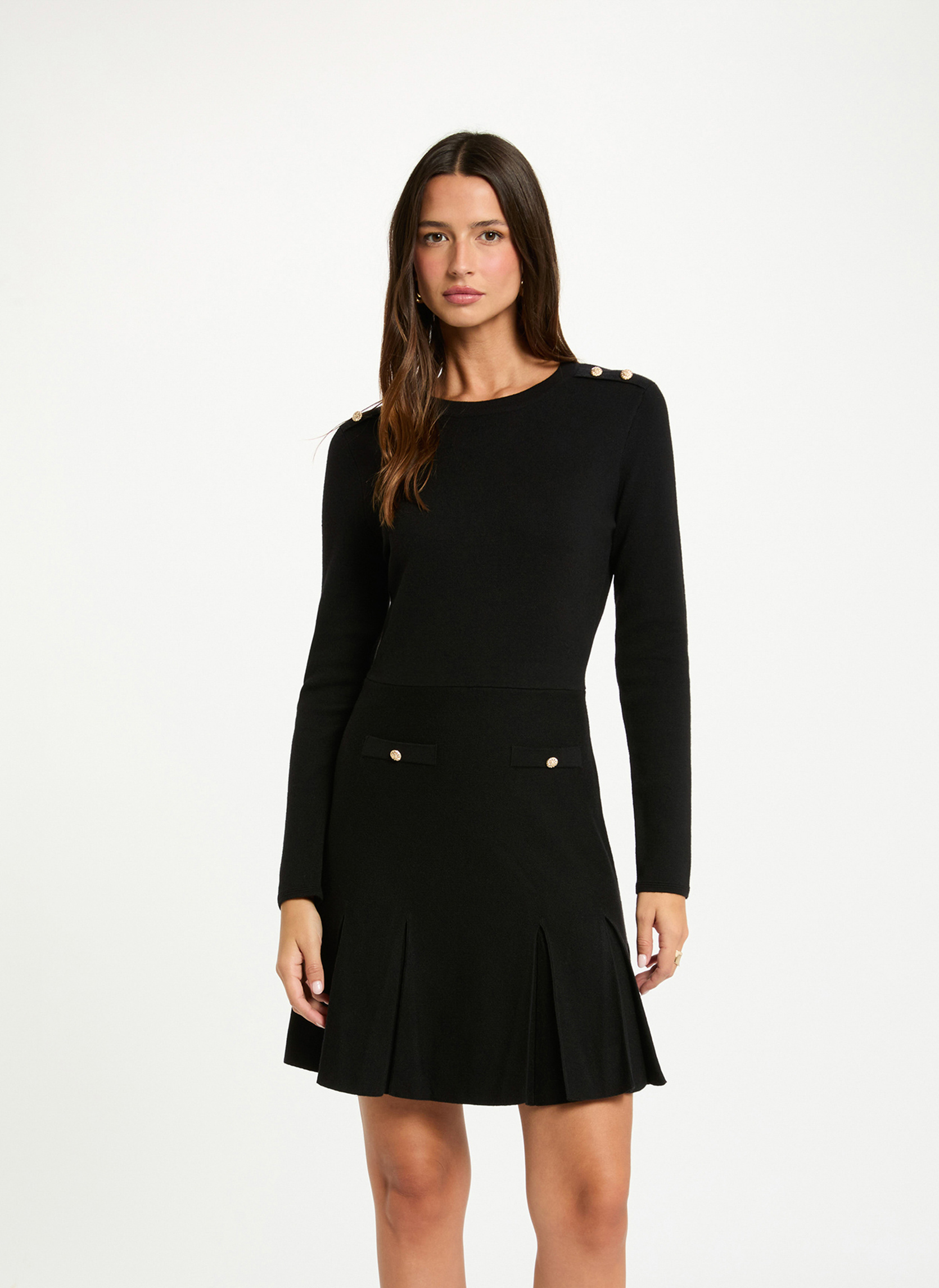 Morgan Robes Robes droites - 252-RMCOLO noir | Sarenza France