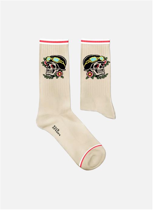 Sock Affairs Chaussettes Chaussettes Sport Sock Affairs Tatouage Symbole Américain femme beige