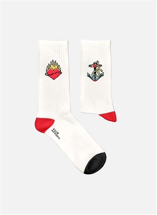 Sock Affairs Chaussettes Chaussettes Sport Sock Affairs Tatouage Symboles Romantiques femme blanc