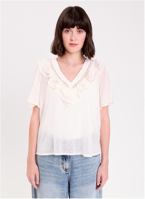 Cache Cache Blouses BLOUVOLPLUME femme blanc