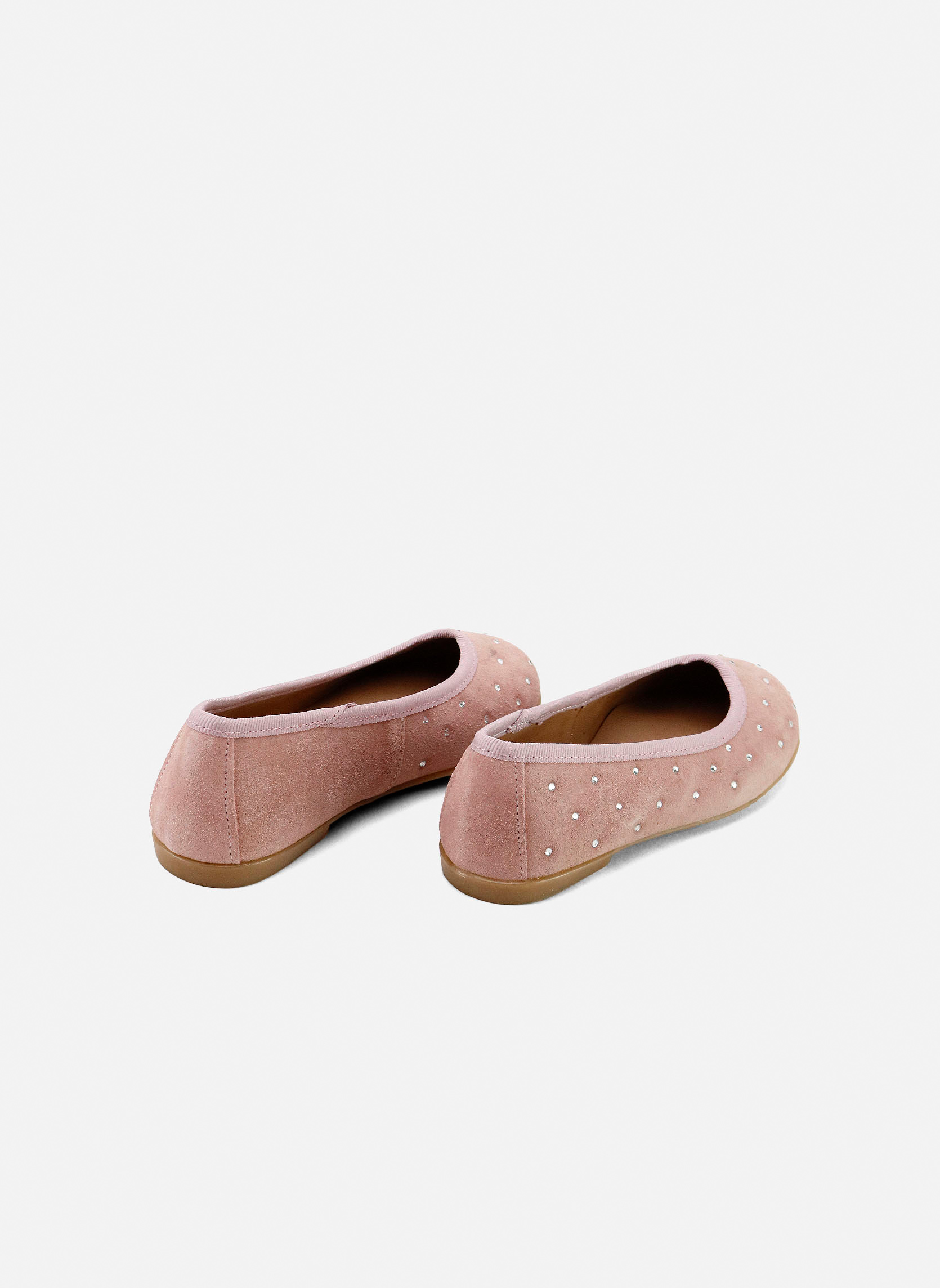 Ballerines Fille Cuir Métallisé Or Rose Gioseppo Volders – Chaussures Confortables Avec Nœud