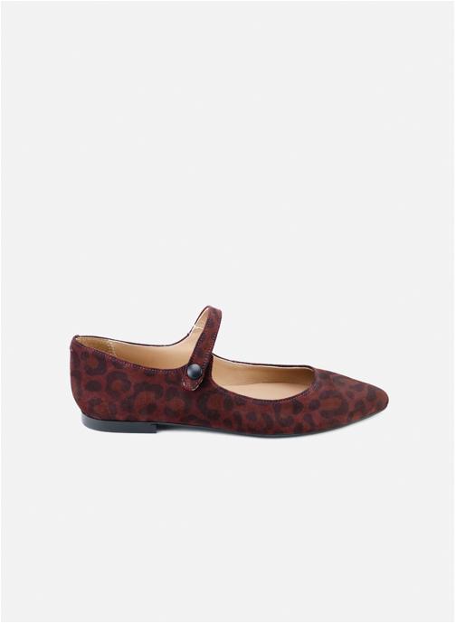 Eli 1957 Ballerines classiques 49301AM-VELOUR-WINE-LEO femme bordeaux