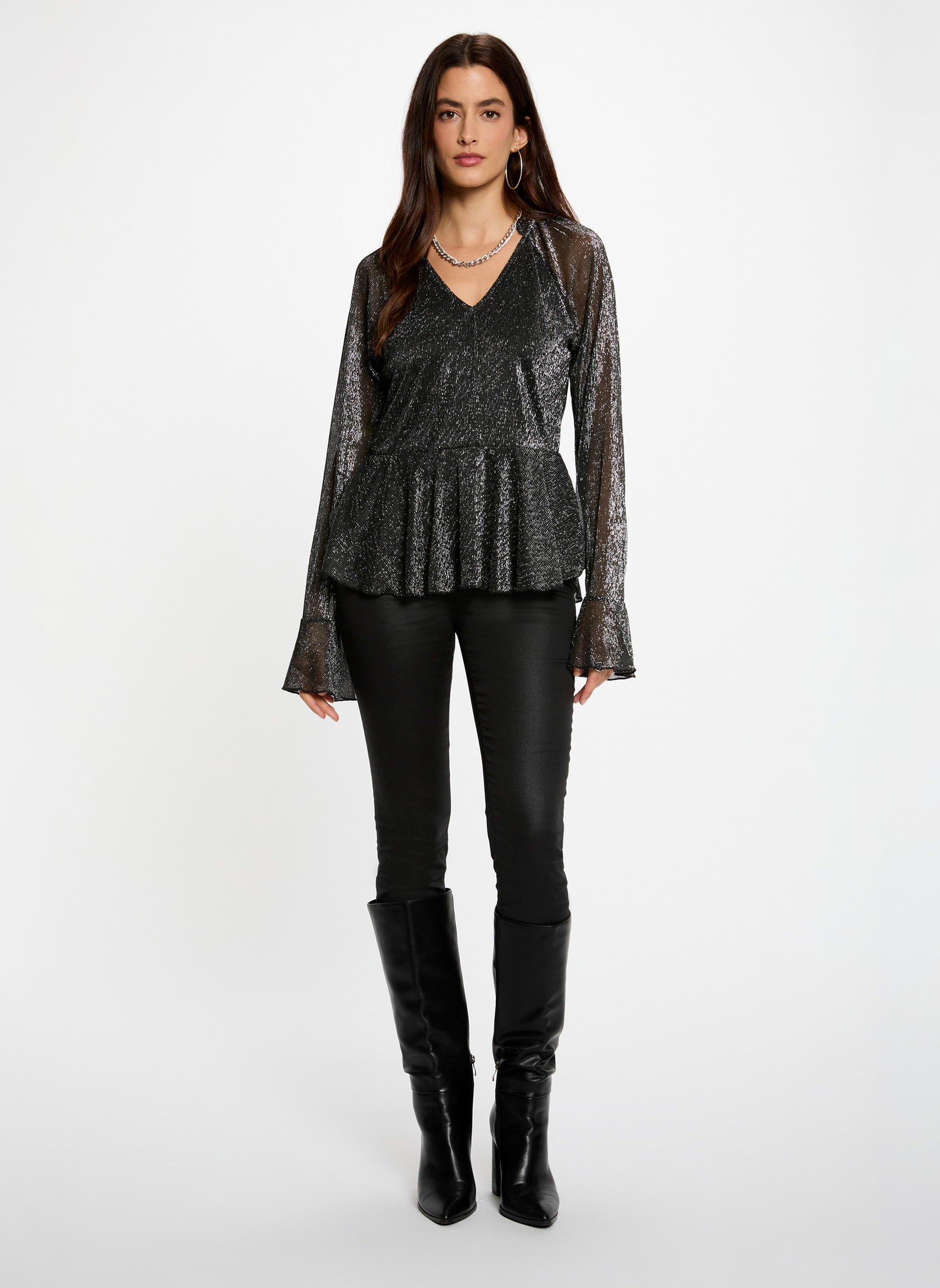 Blouses 252-TSUSHY femme noir Morgan Blouses 252-TSUSHY femme noir Noir