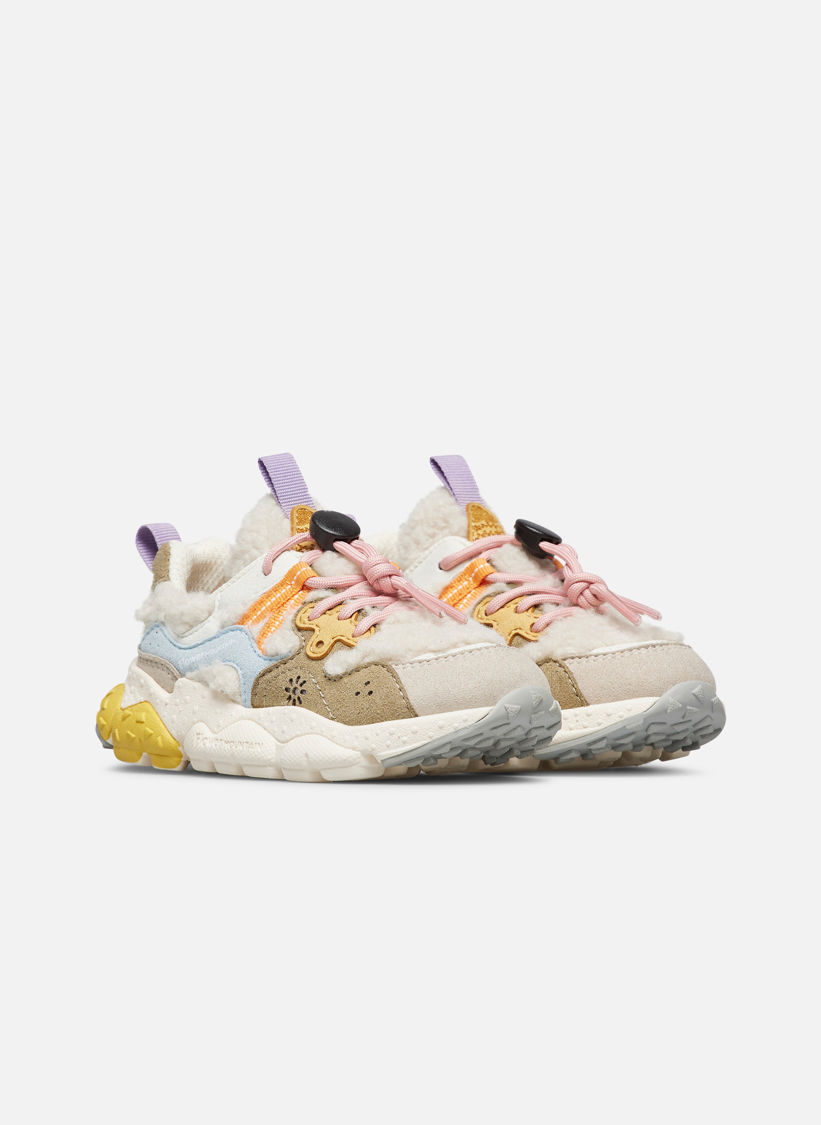 Naturino Baskets Sneakers YAMANO 3 JUNIOR Gris Tourterelle Rose Fille naturino-baskets-sneakers-yamano-3-junior-gris-tourterelle-rose-fille
